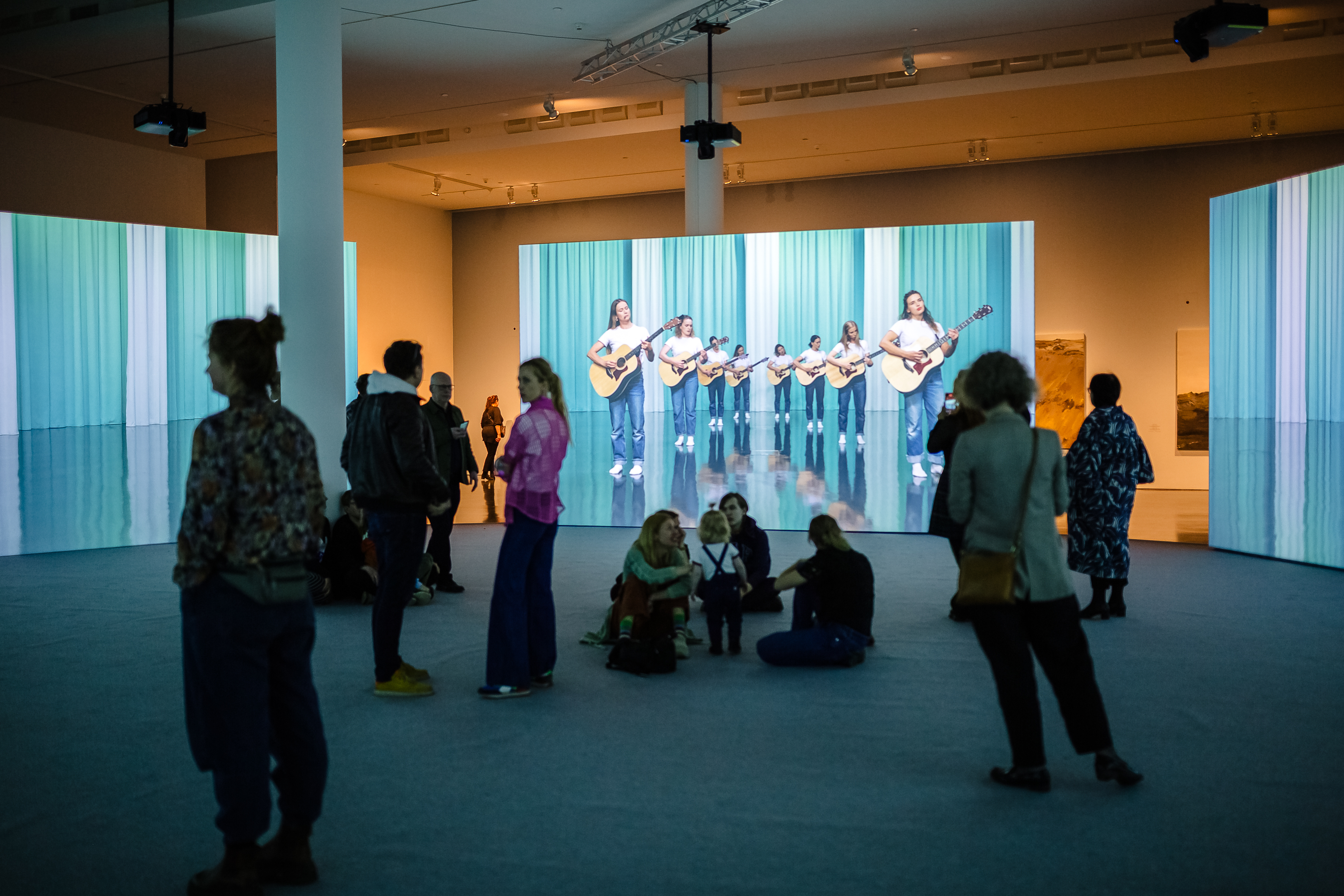 Ragnar Kjartansson's exhibtion at Kumu