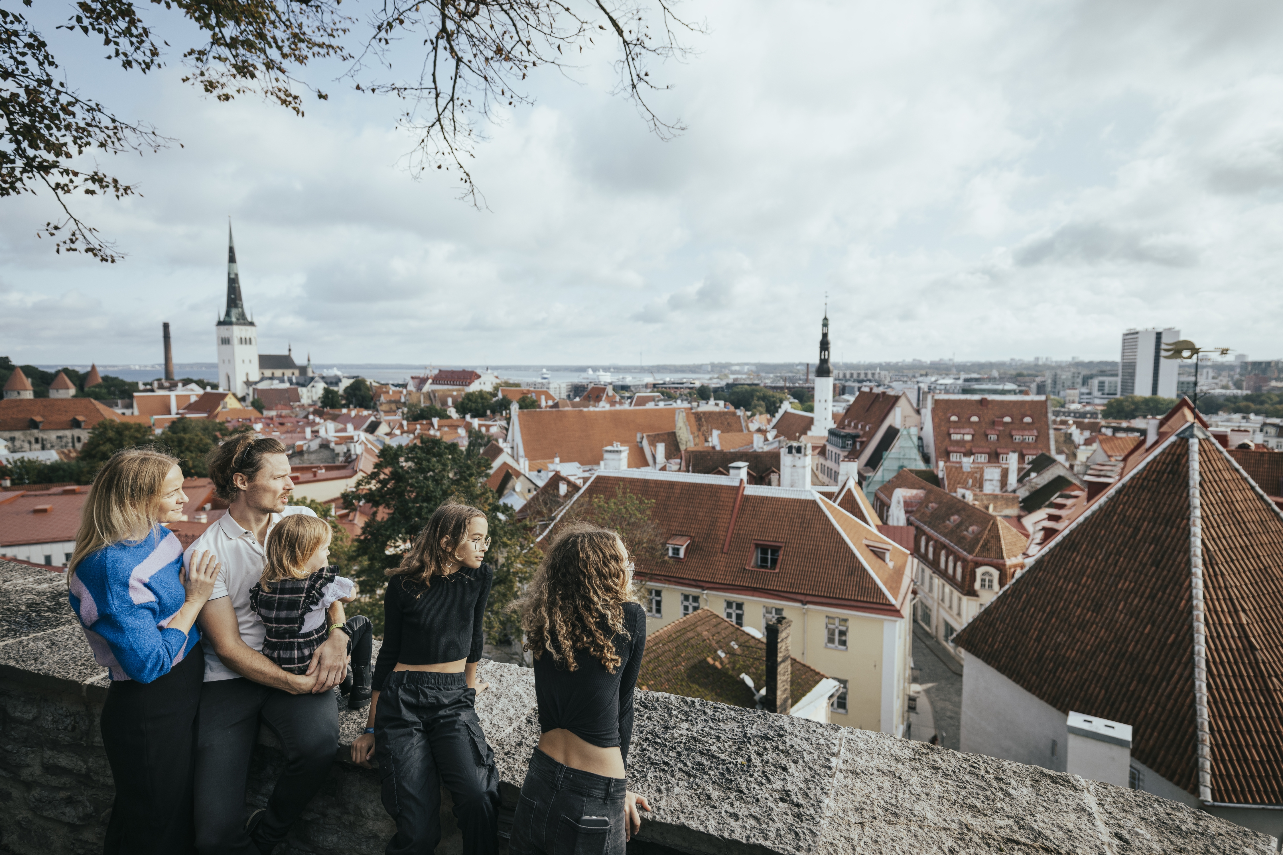 Vaade üle Tallinna vanalinna Kohtuotsa vaateplatvormilt