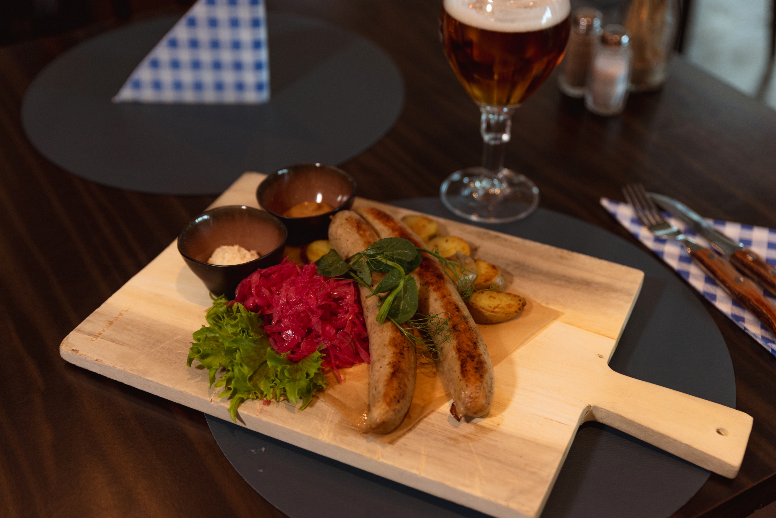 German style sausages
