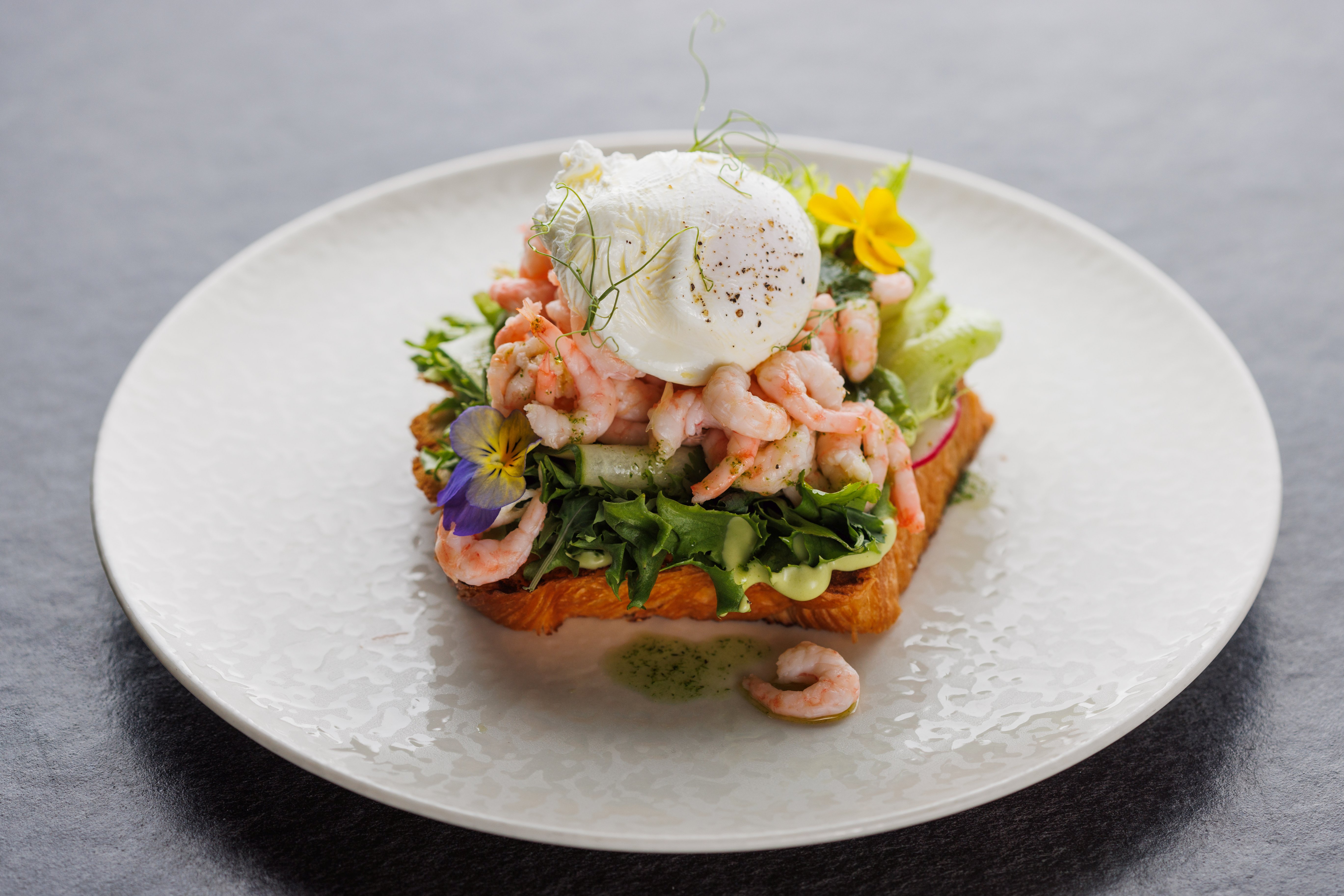 Restoran Allee Smørrebrød krevettidega