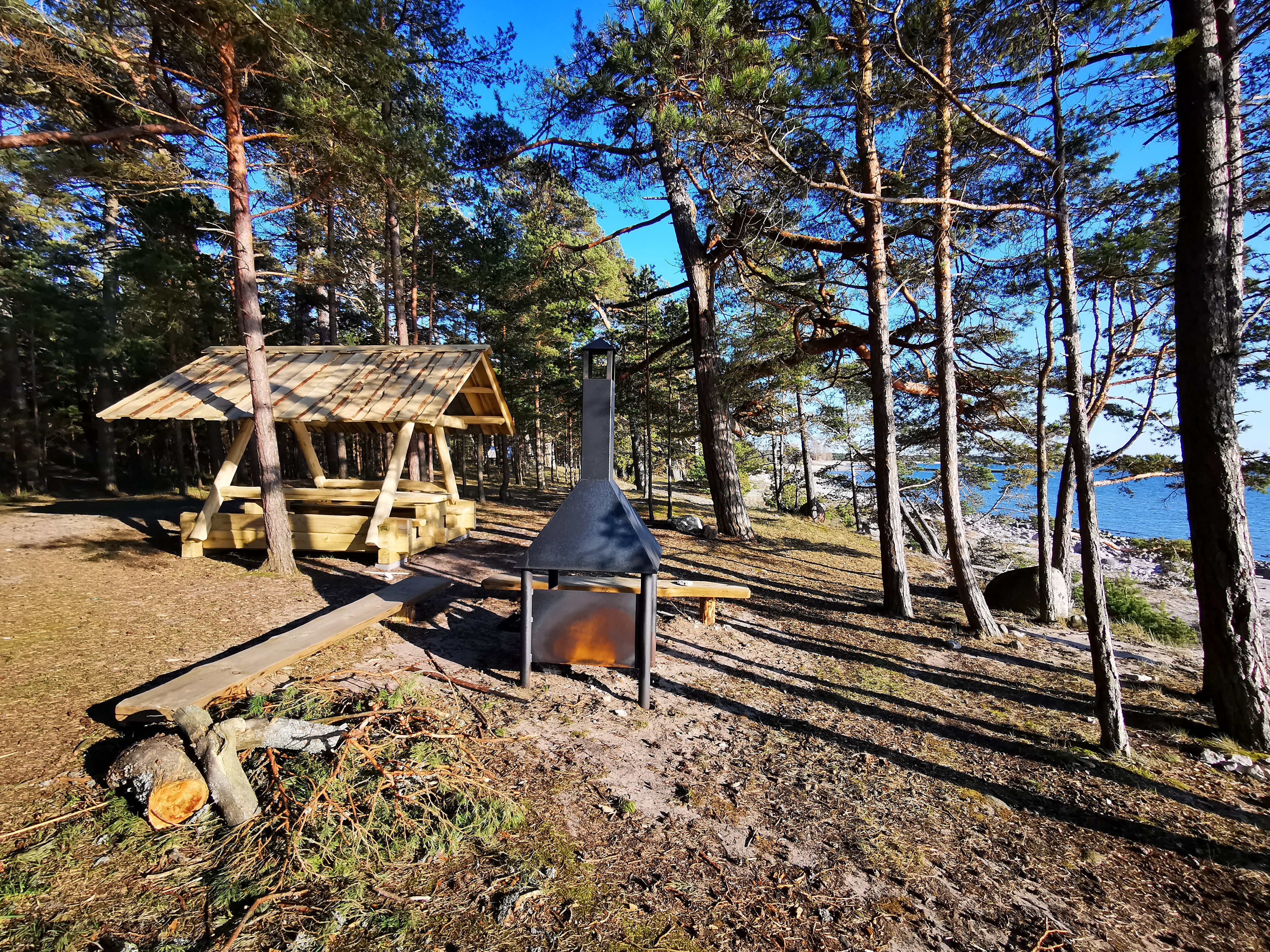 Lemme telkimisala lõkkeplats ja varjualused