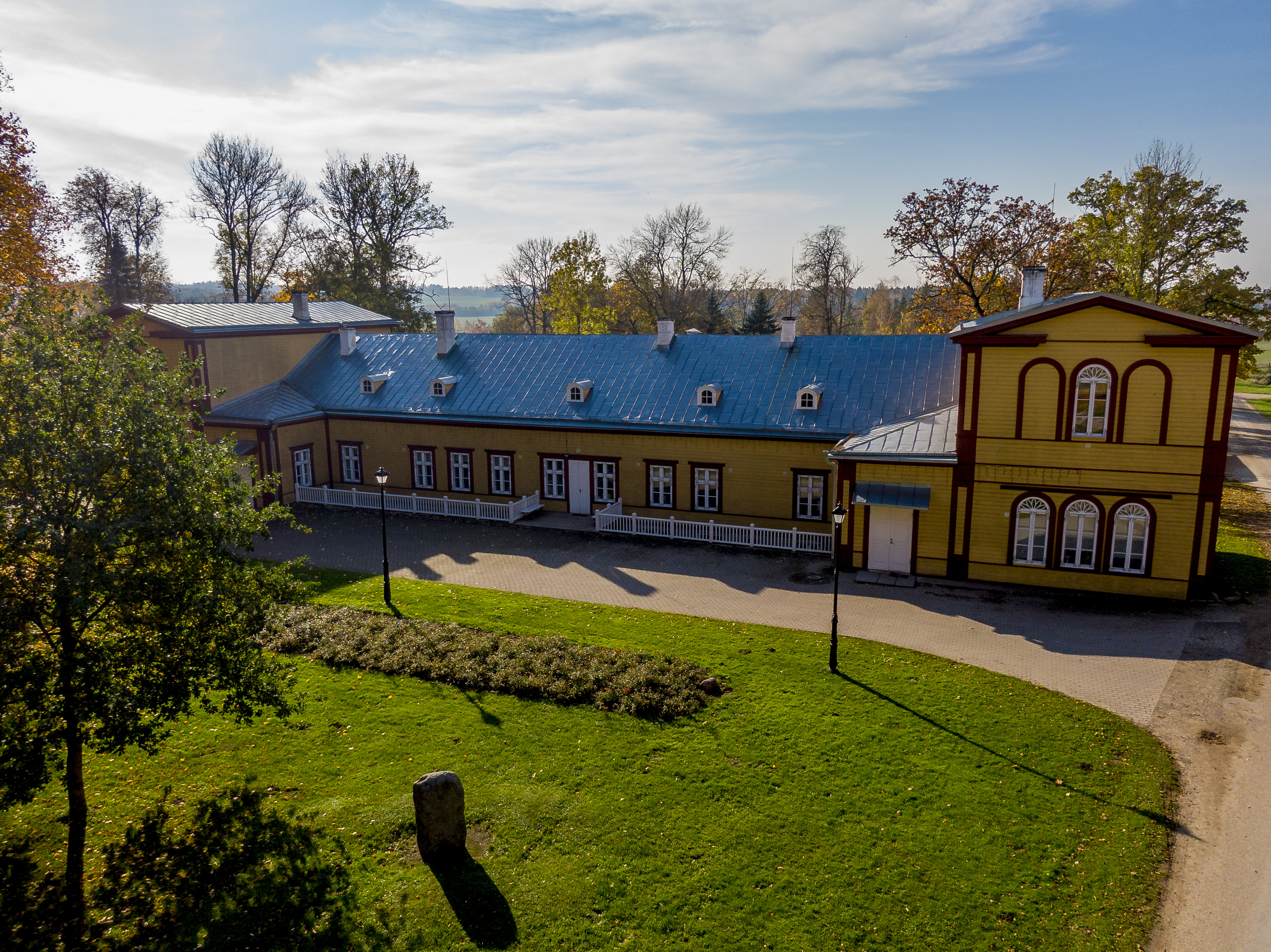 Palupera mõisakompleks ja vaade aiale