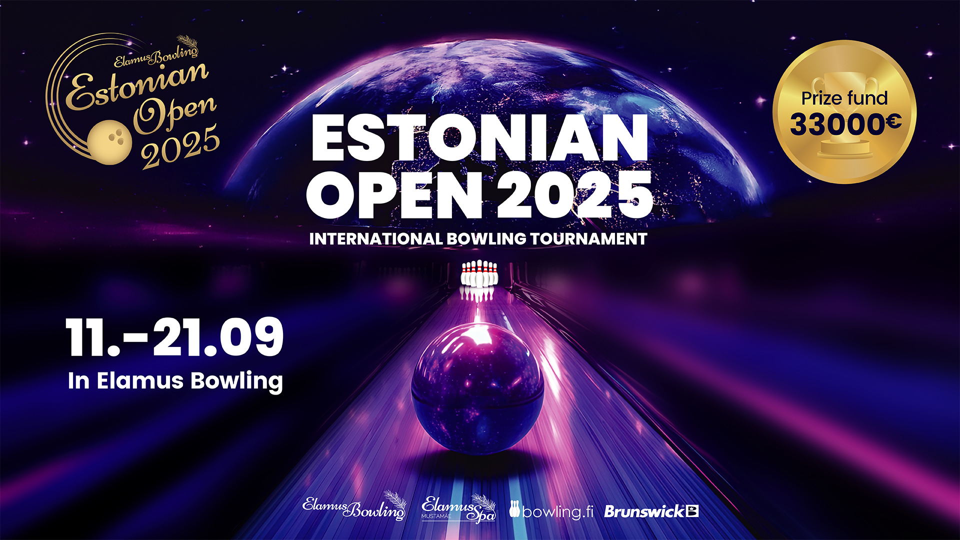 Bowlingturnier Estonian Open im Elamus Bowling in Tallinn-Mustamäe
