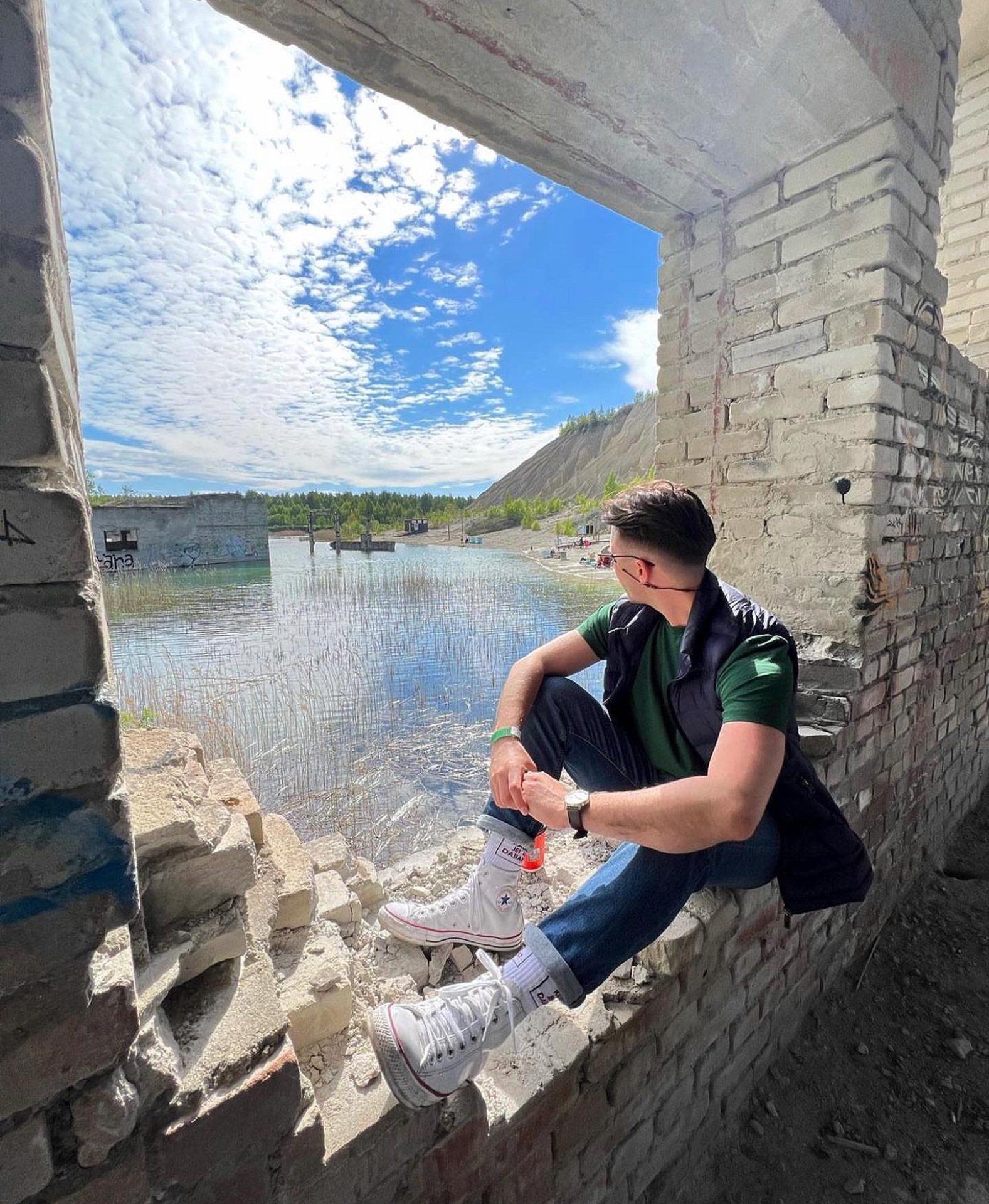 Vaade Rummu karjäärile Murru vanglamüürilt