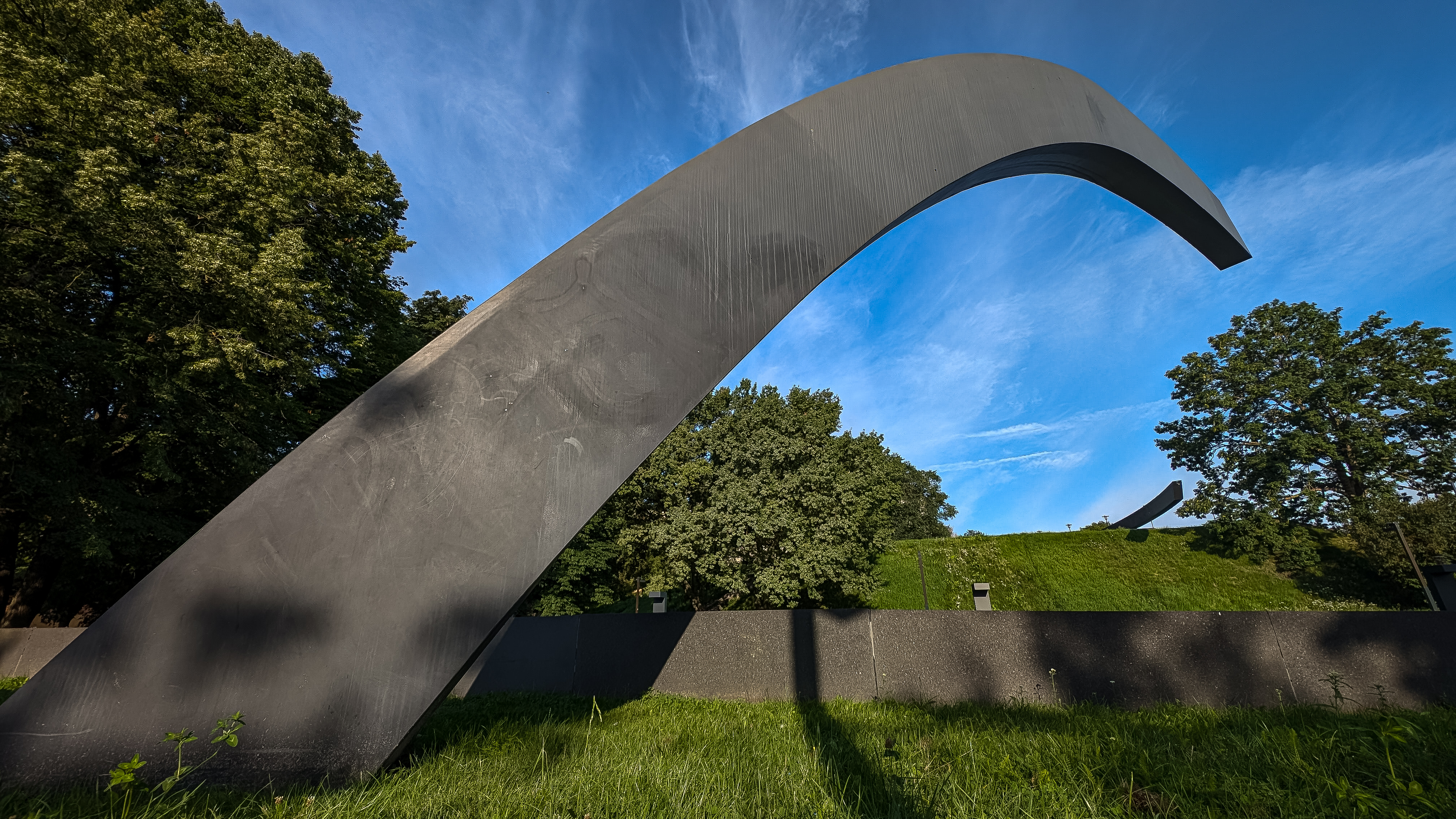 Memorial "Broken Line" to those who died on the ferry "Estonia" 