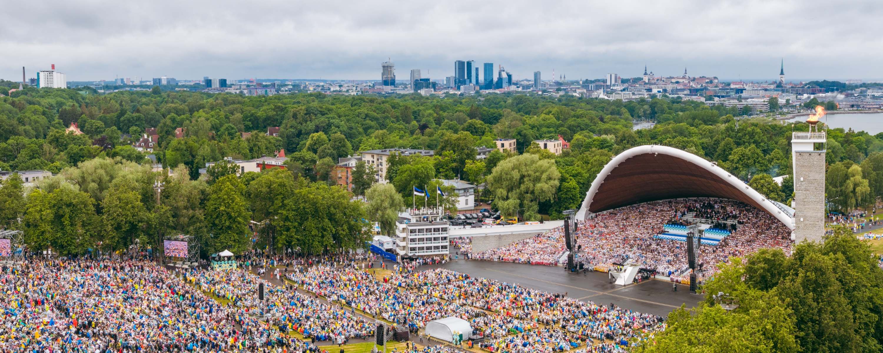 Song Celebration at Tallinn's Song Festival Grounds