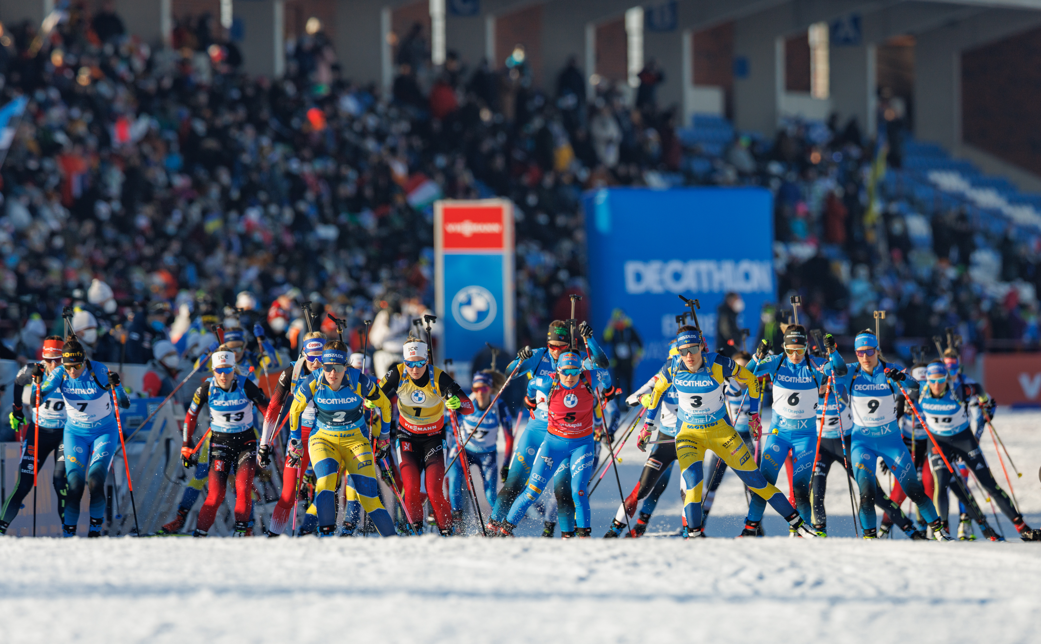 LaVita IBU biatlona pasaules čempionāts Otepē, starts