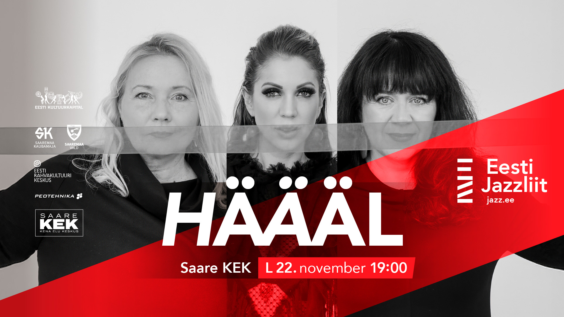 Jazzliit ja Saare KEK LIVE | HÄÄÄL- Laura Põldvere, Ivi Rausi, Sirje Medell
