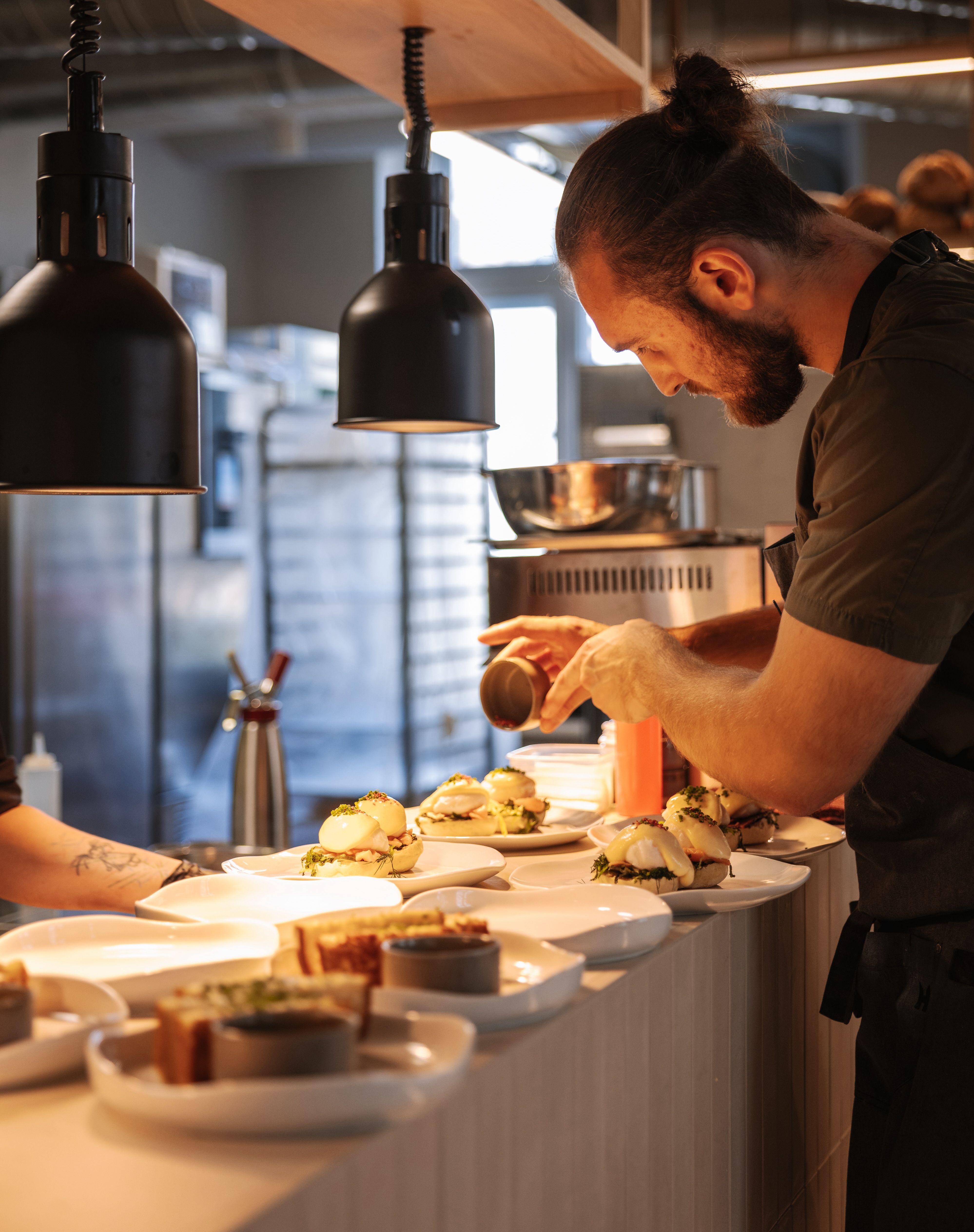 Sinimandria pagarikojaja restorani köök