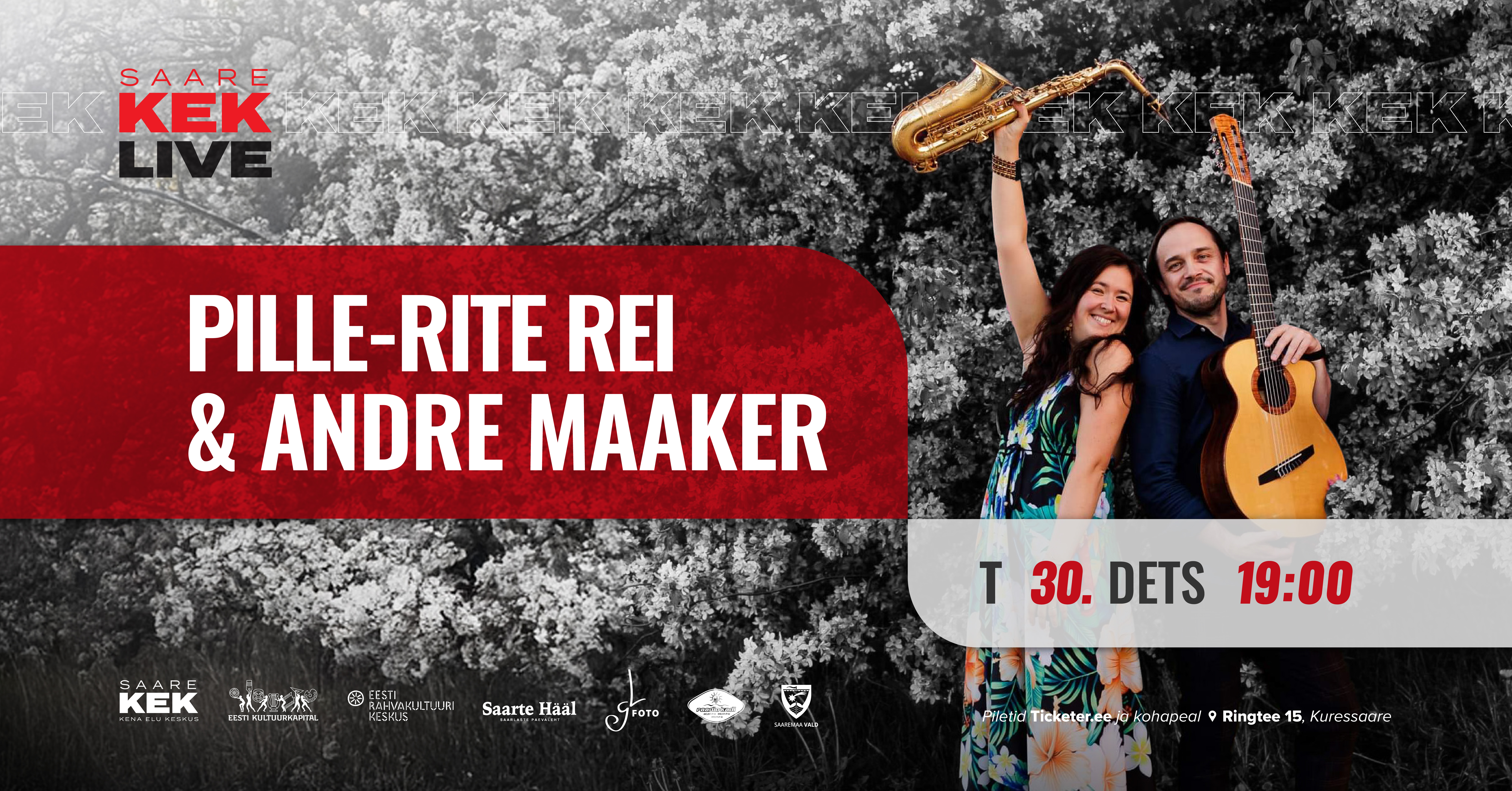 SAARE KEK LIVE - PILLE-RITE REI  JA ANDRE MAAKER