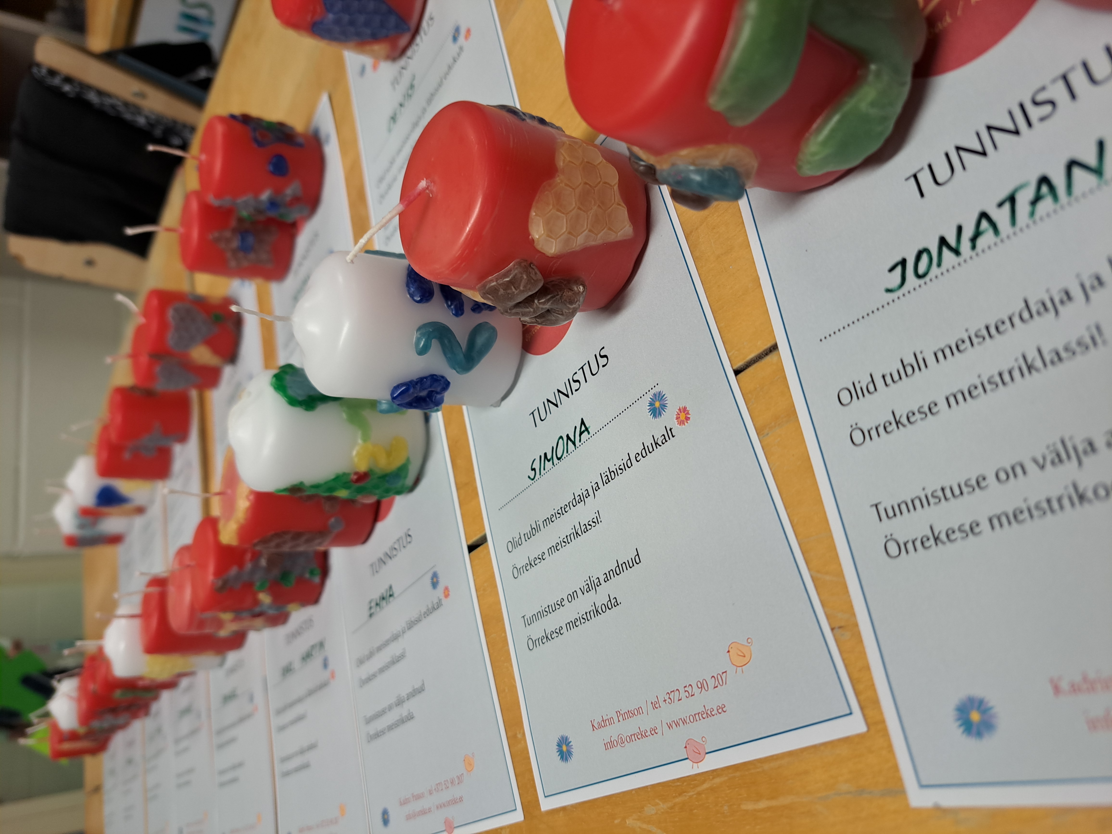 Örreke's jar candle workshop