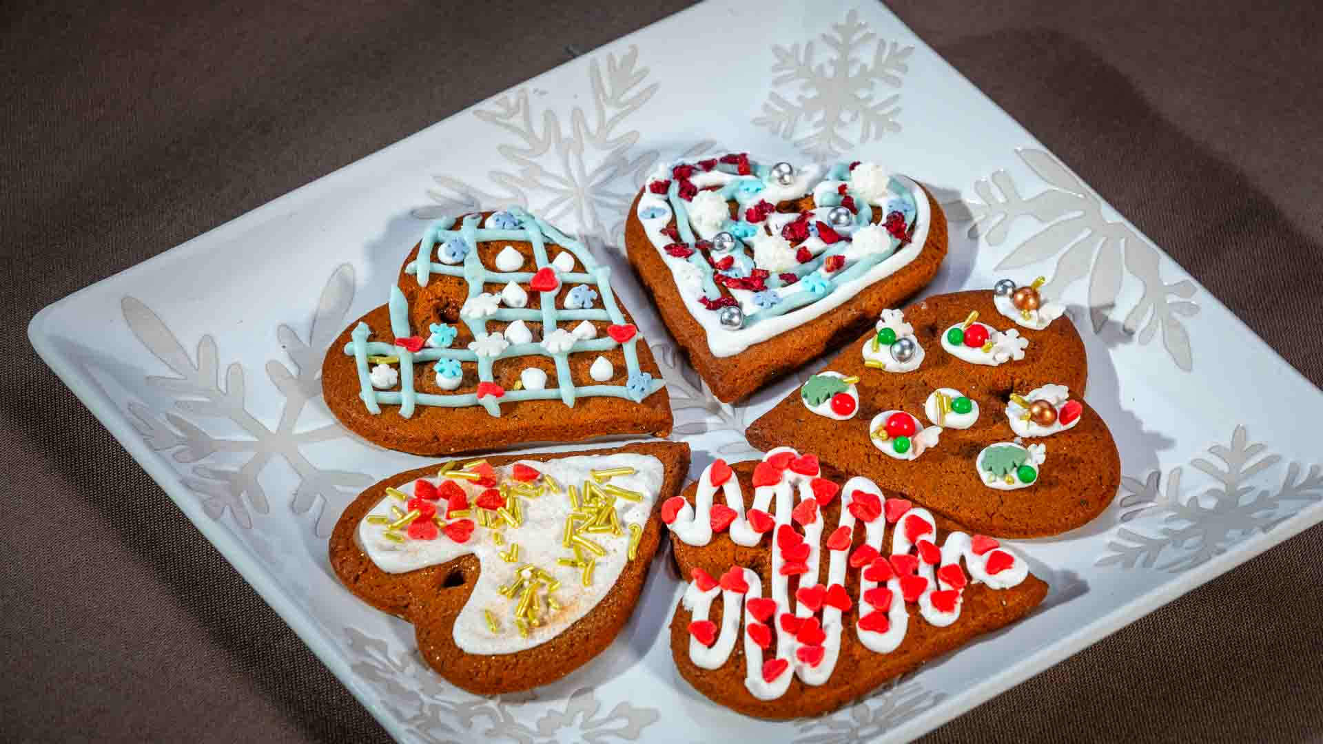 Örreke's gingerbread decorating workshop- decorated gingerbreads