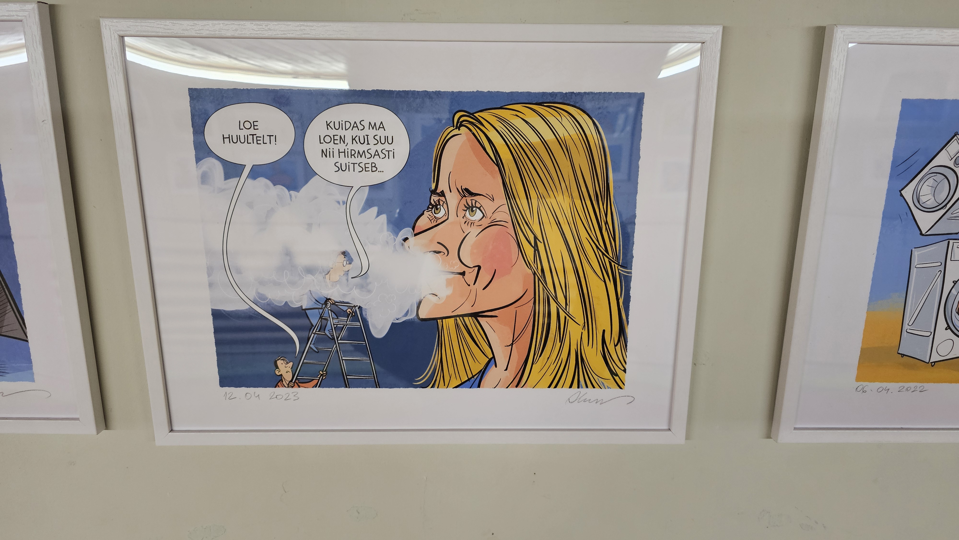 Valdek Alberi karikatuurinäitus "Hapukurgi hooaeg"