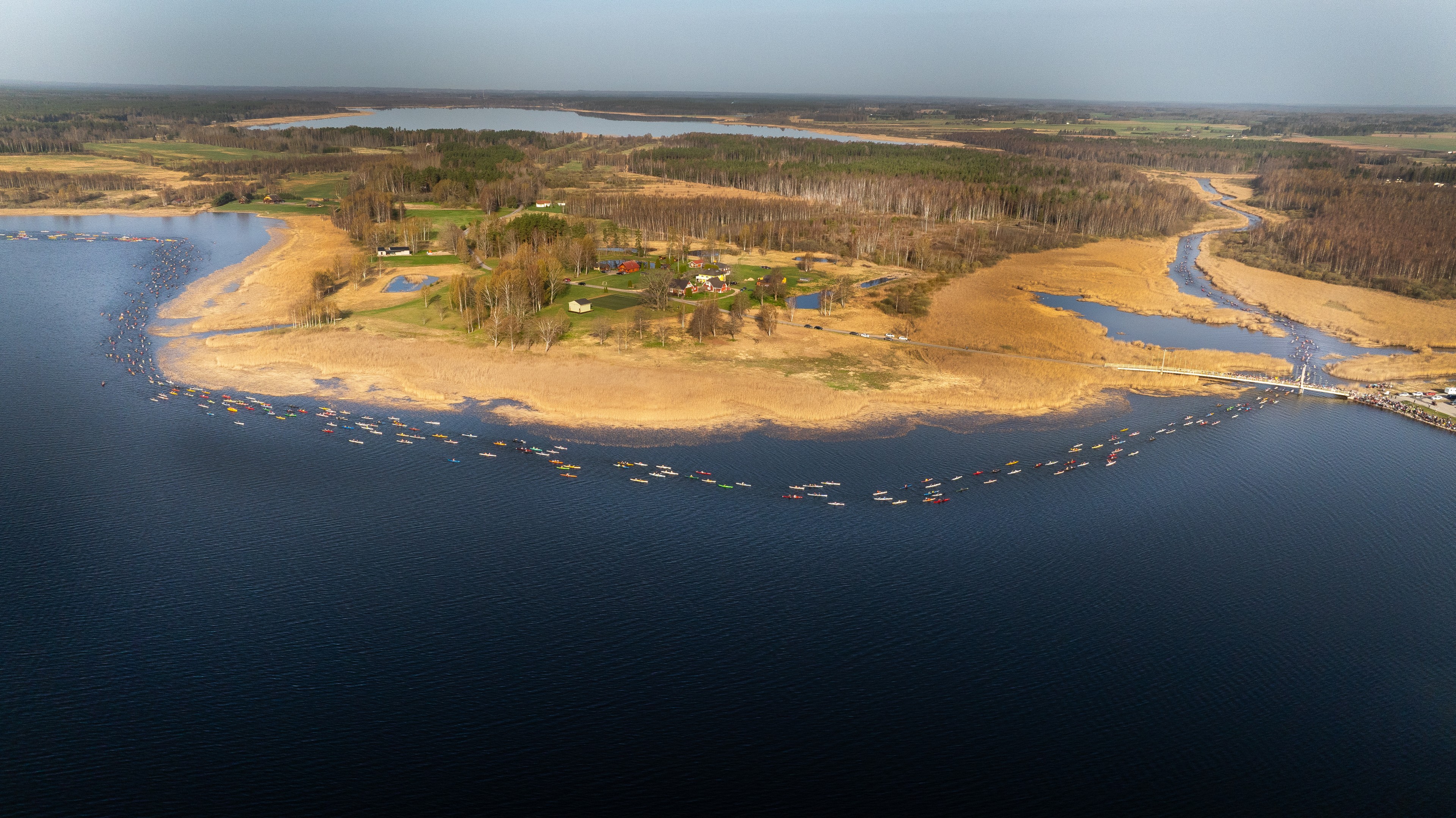 Võhandu Maraton stardiring Tamula järvel