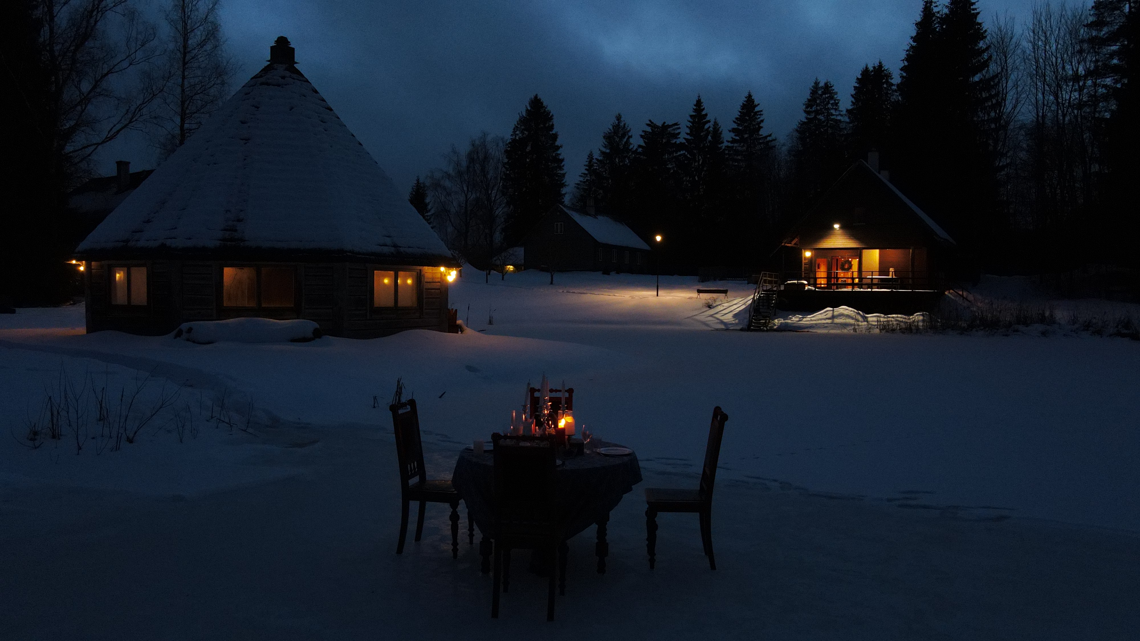 Haanjamehe taluhotell talveromantika