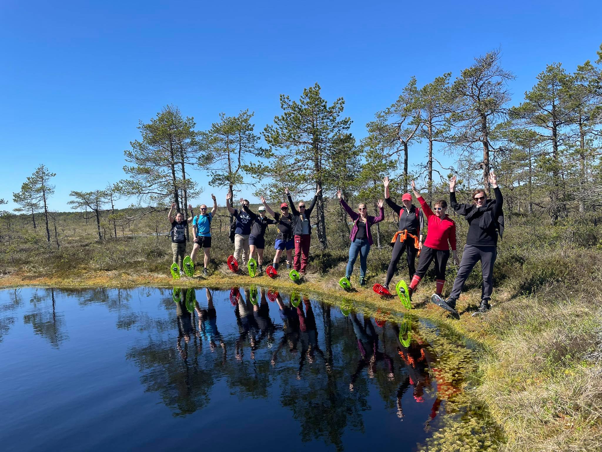 Juhendatud räätsamatk gruppidele Koitjärve rabas