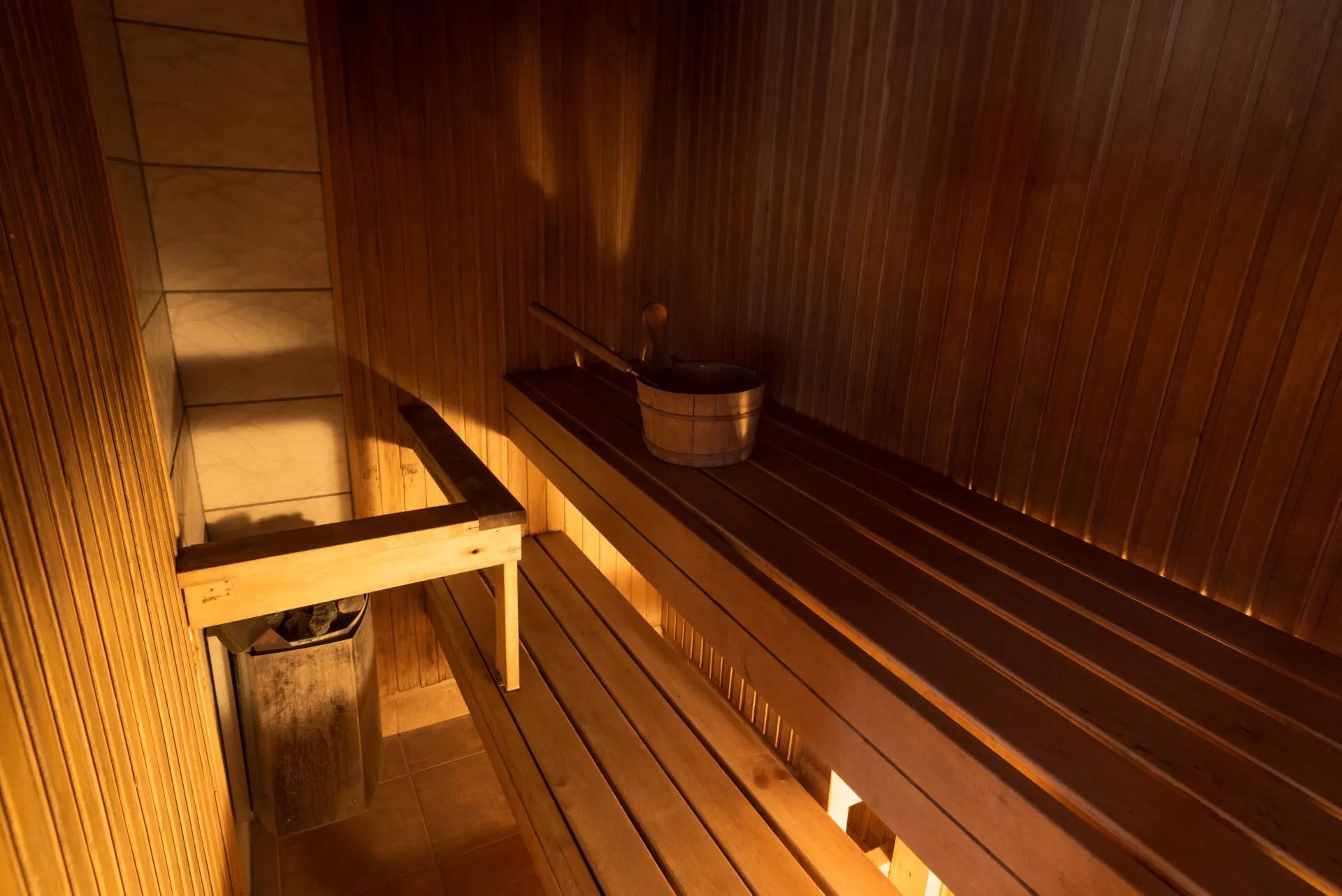 Nelijärve Puhkekeskuse soome sauna lava