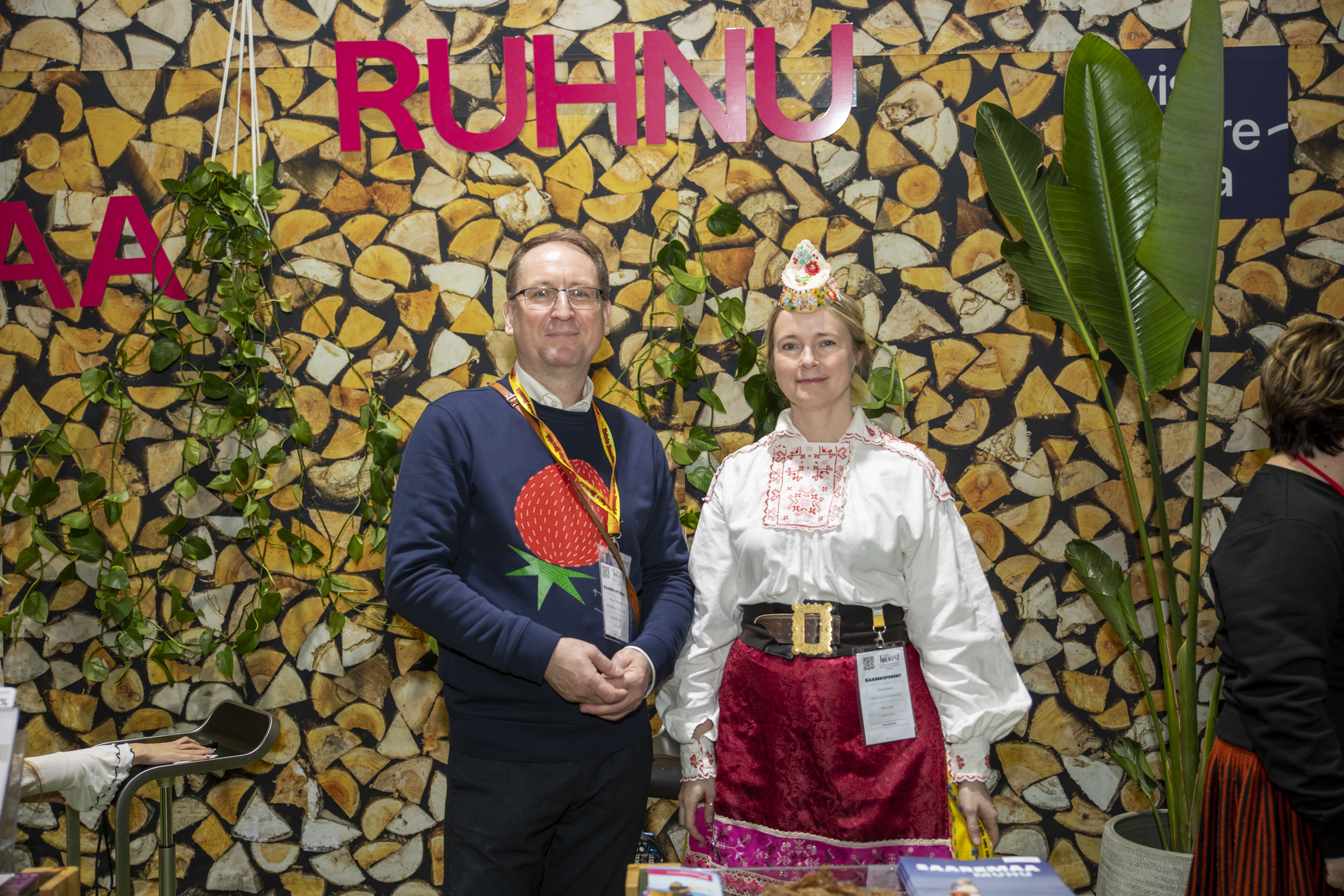 Vertreter von Ruhnu auf der Tourest