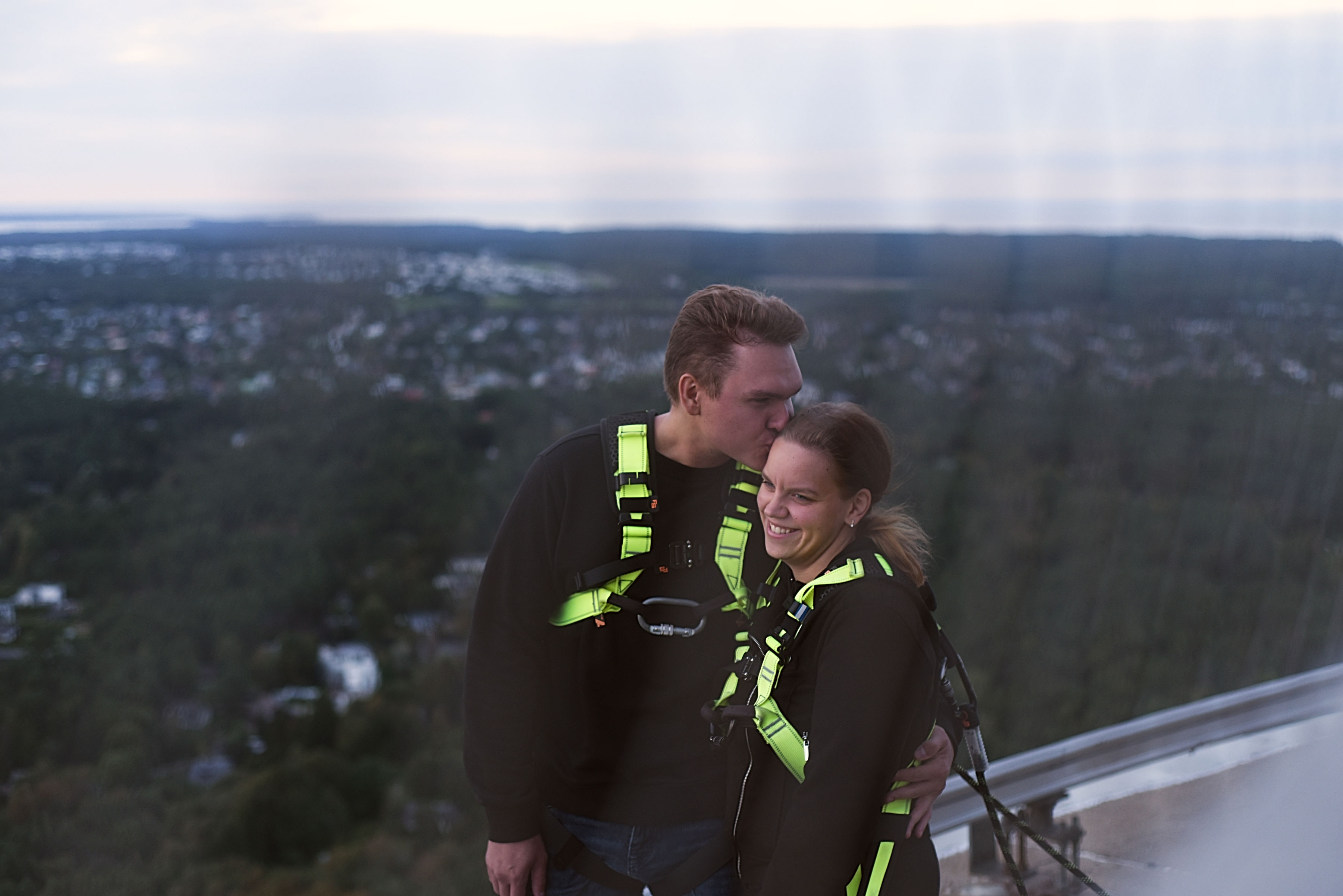 Servalkõnd päikeseloojangusse