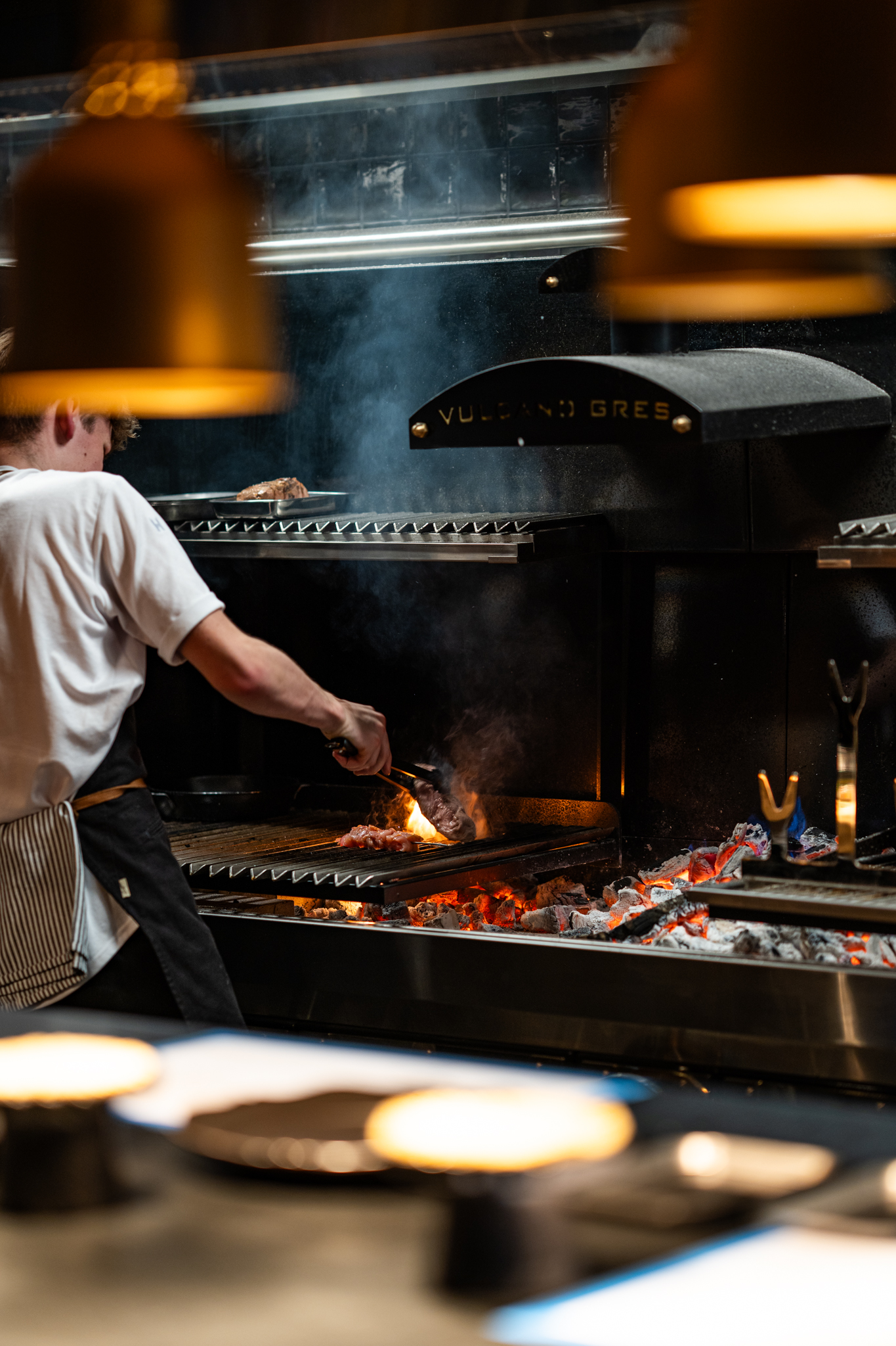 FUME Restaurant in the Rotermann Quarter in Tallinn grill