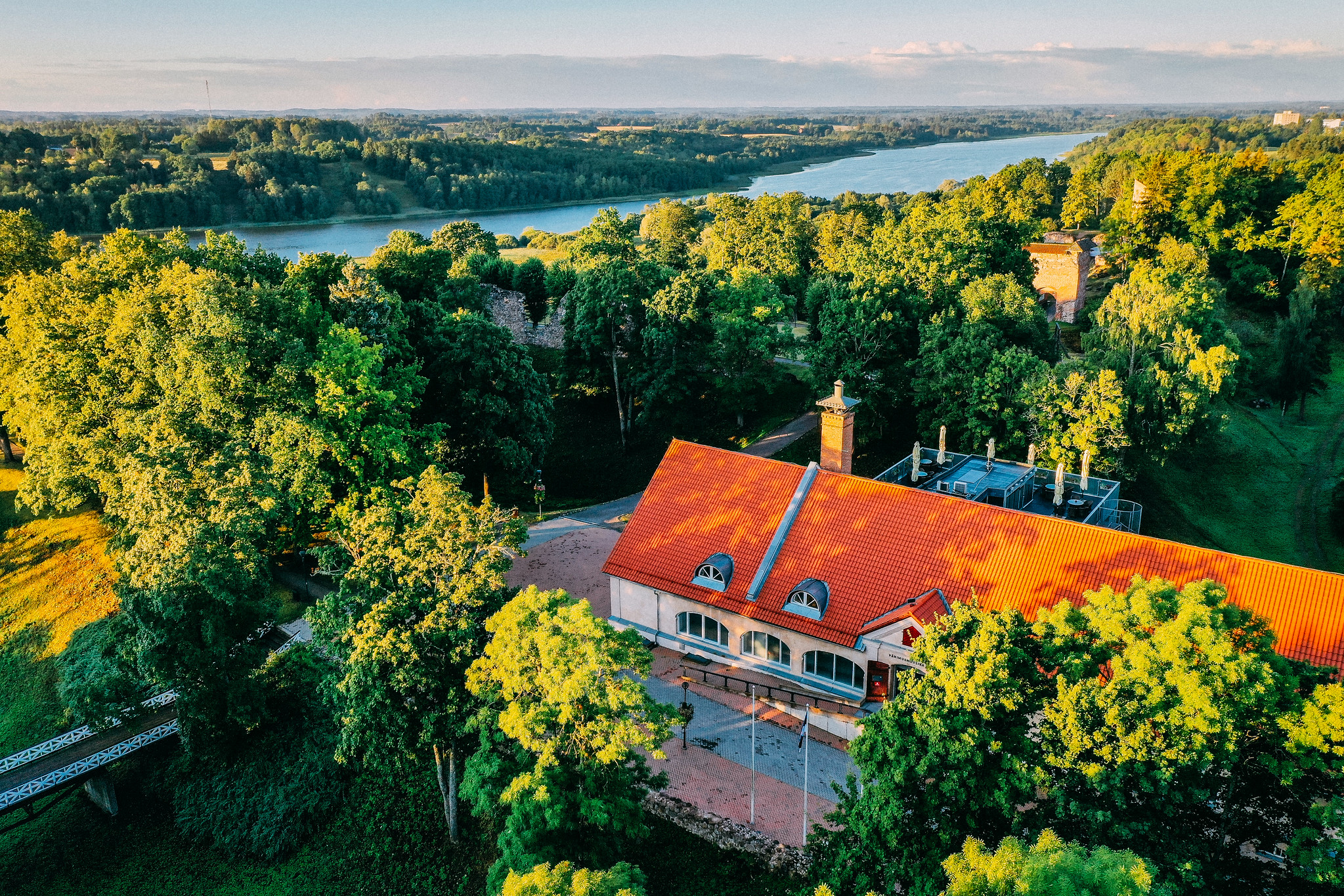 Viljandi Pärimusmuusika Aida aerofoto