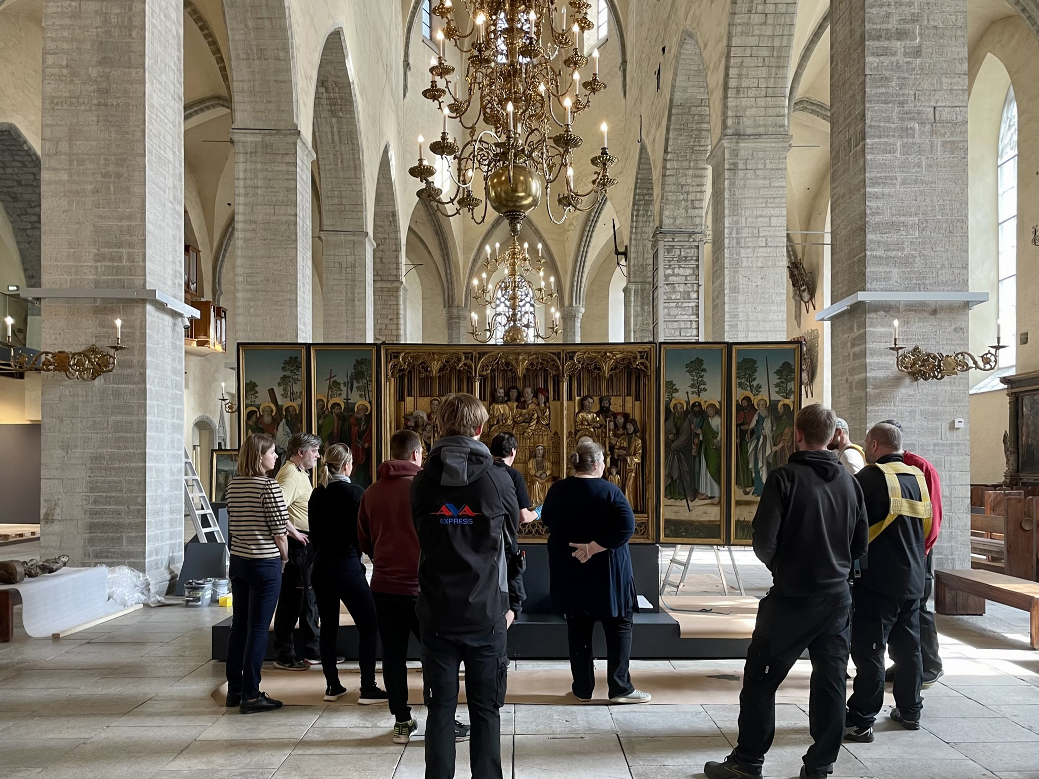 Külastajad Niguliste muuseumis