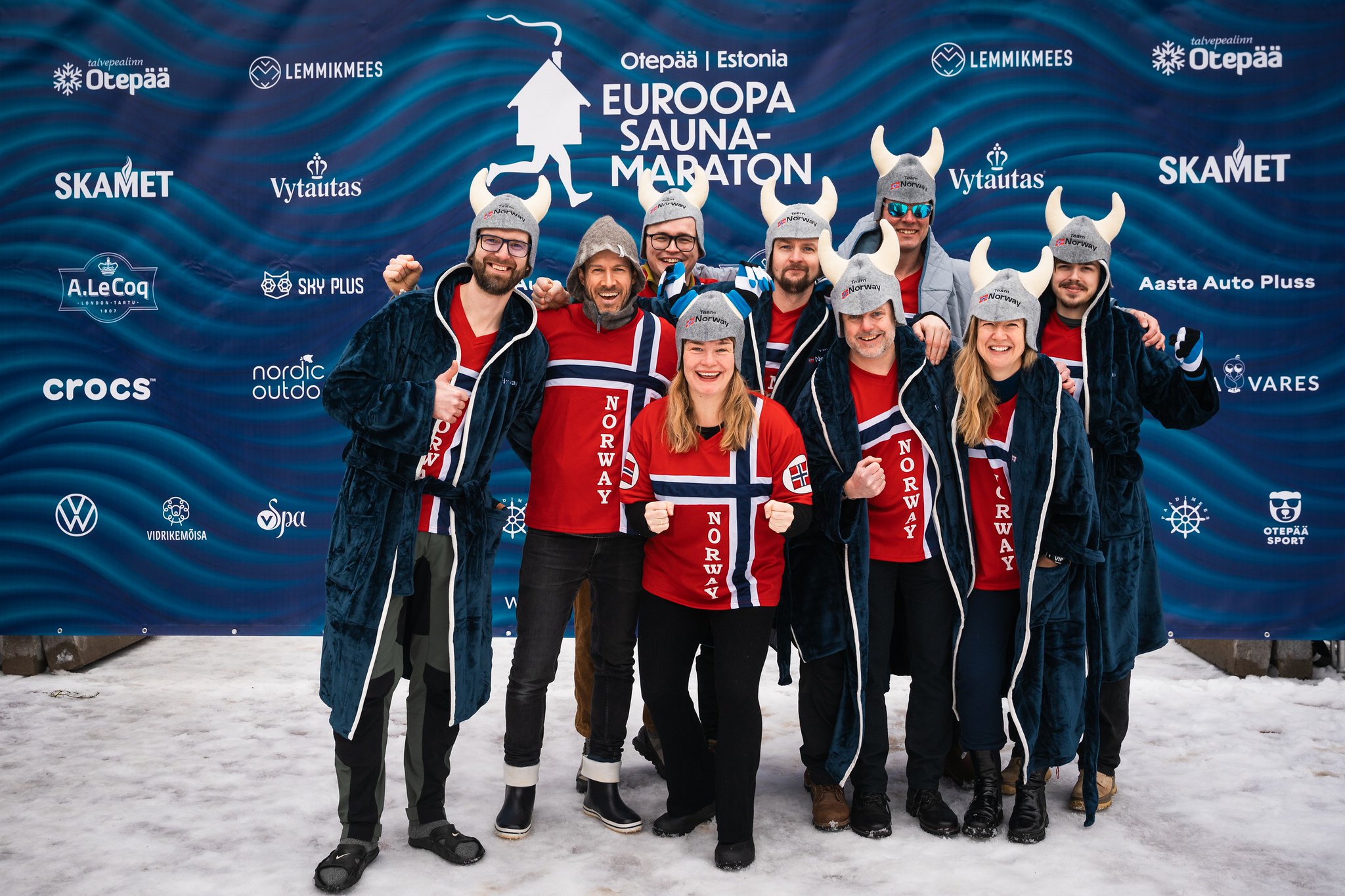 Euroopan saunamaraton Otepäällä 2025, joukkueet Norjasta