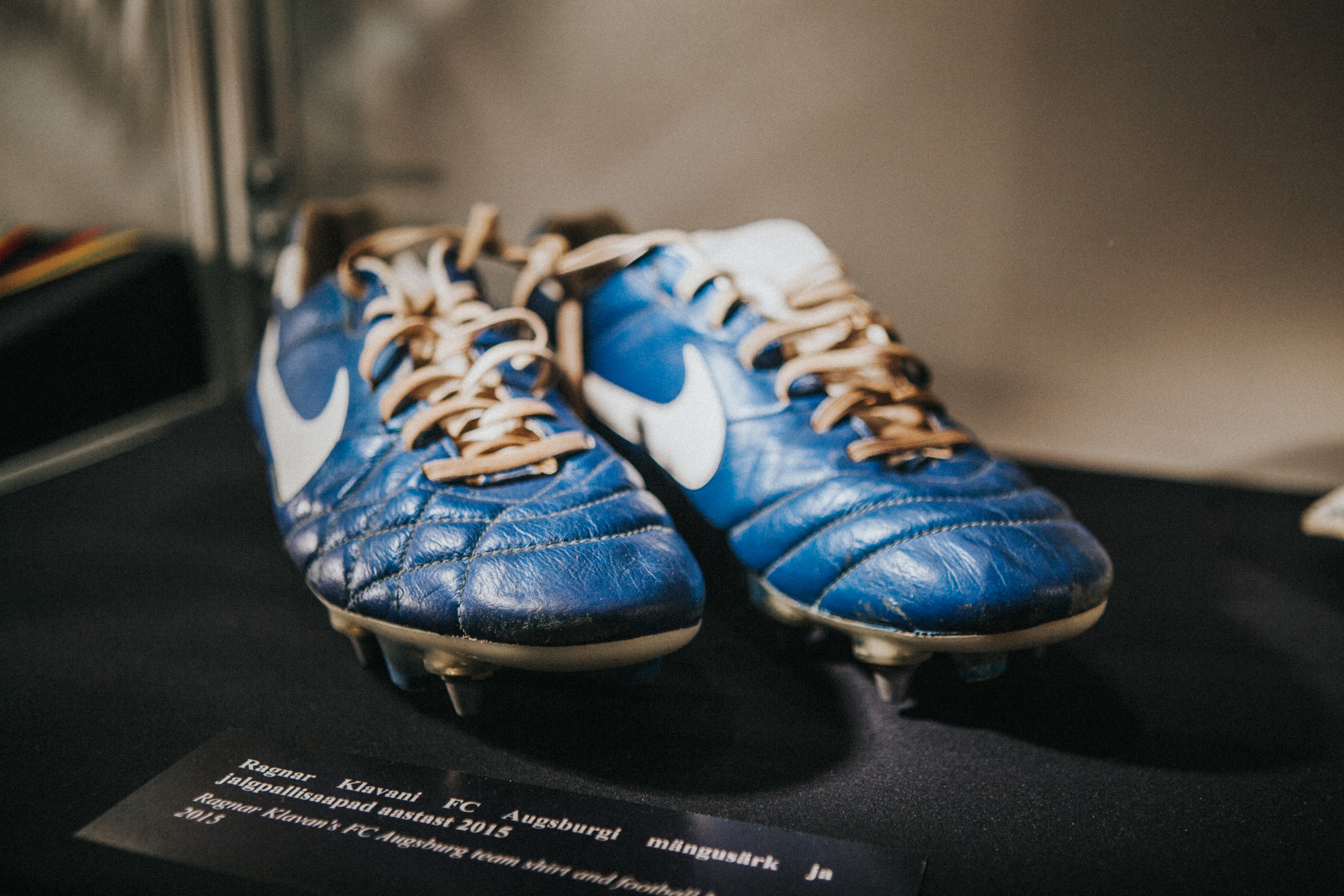 Jalgpallur Ragnar Klavani jalgpallisaapad - Eesti Jalgpallimuuseum