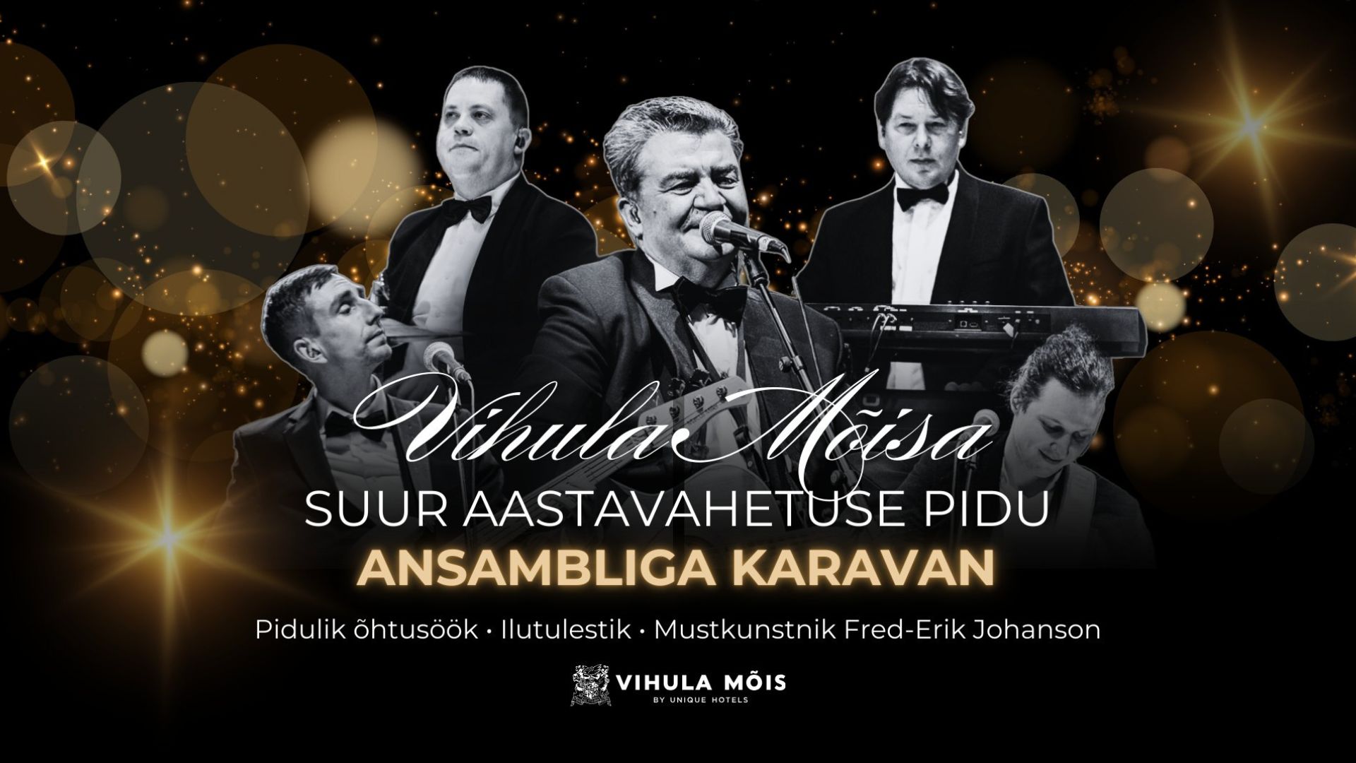 Vihula Mõisa aastavahetuse pidu ansambliga Karavan