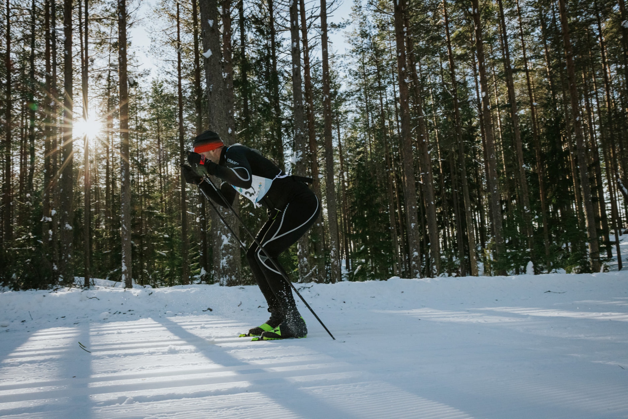 Alutaguse Tervisespordikeskuses maratoni suusatajad