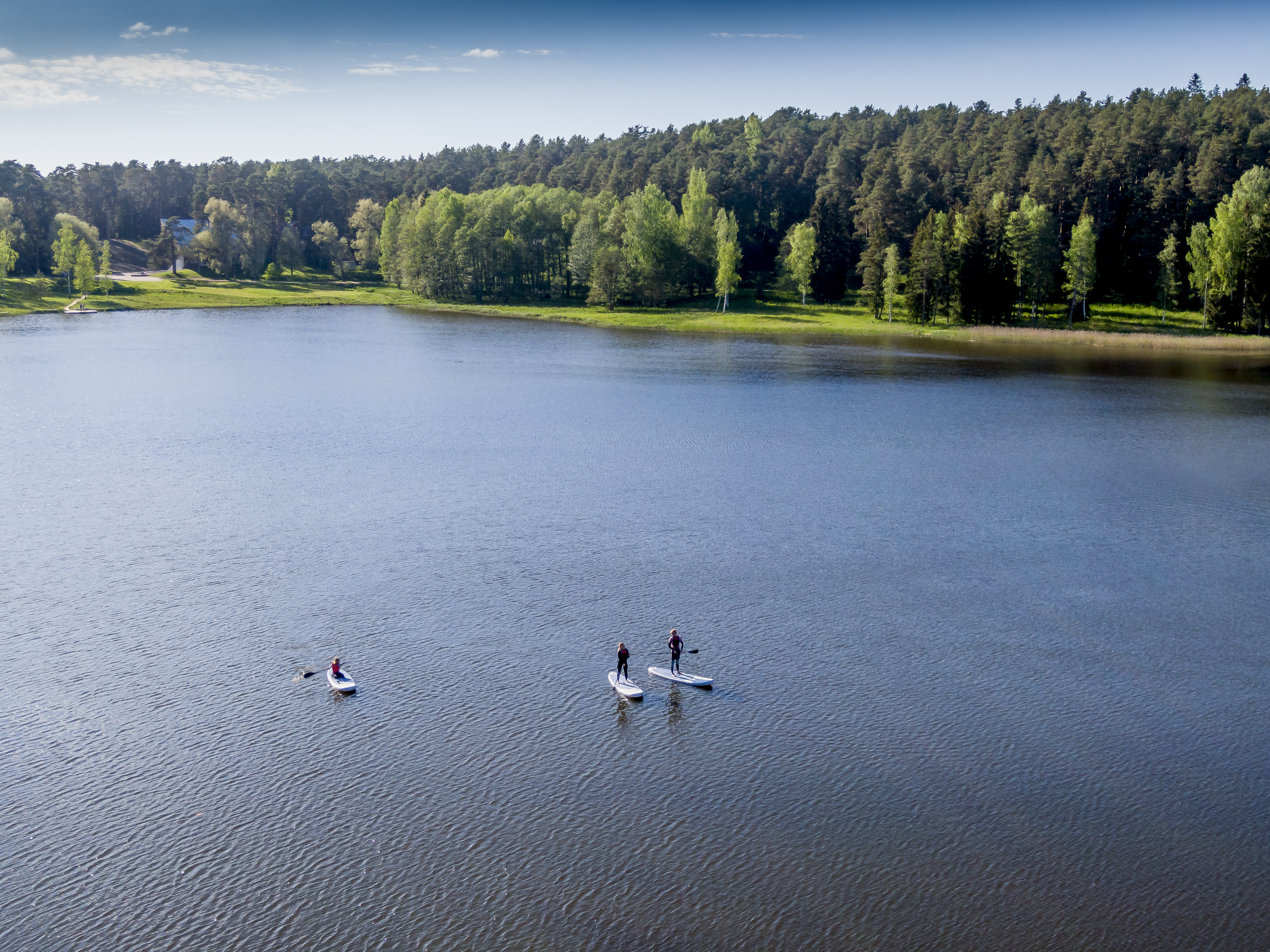 SUP-lauatamine Lõuna-Eesti järves