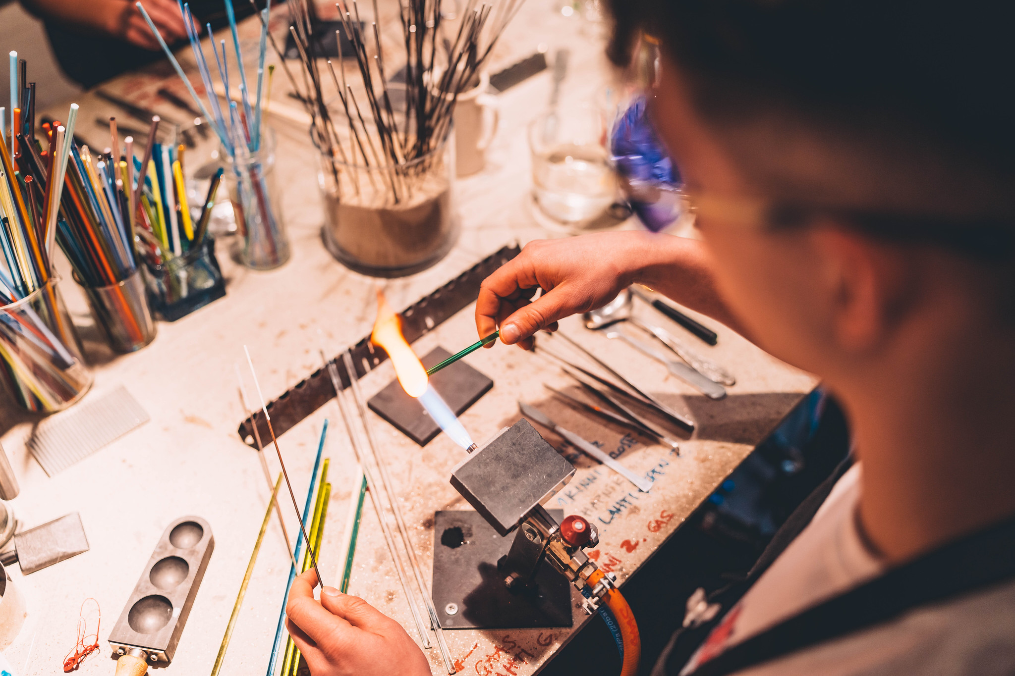 Klaashelmeste valmistamise töötuba