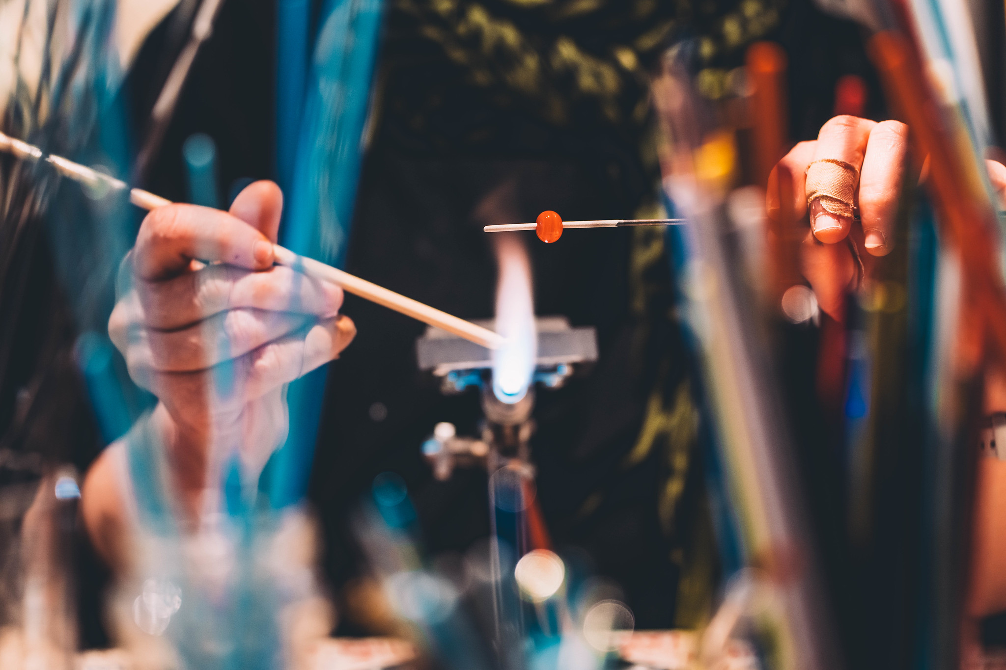 Klaashelmeste valmistamine