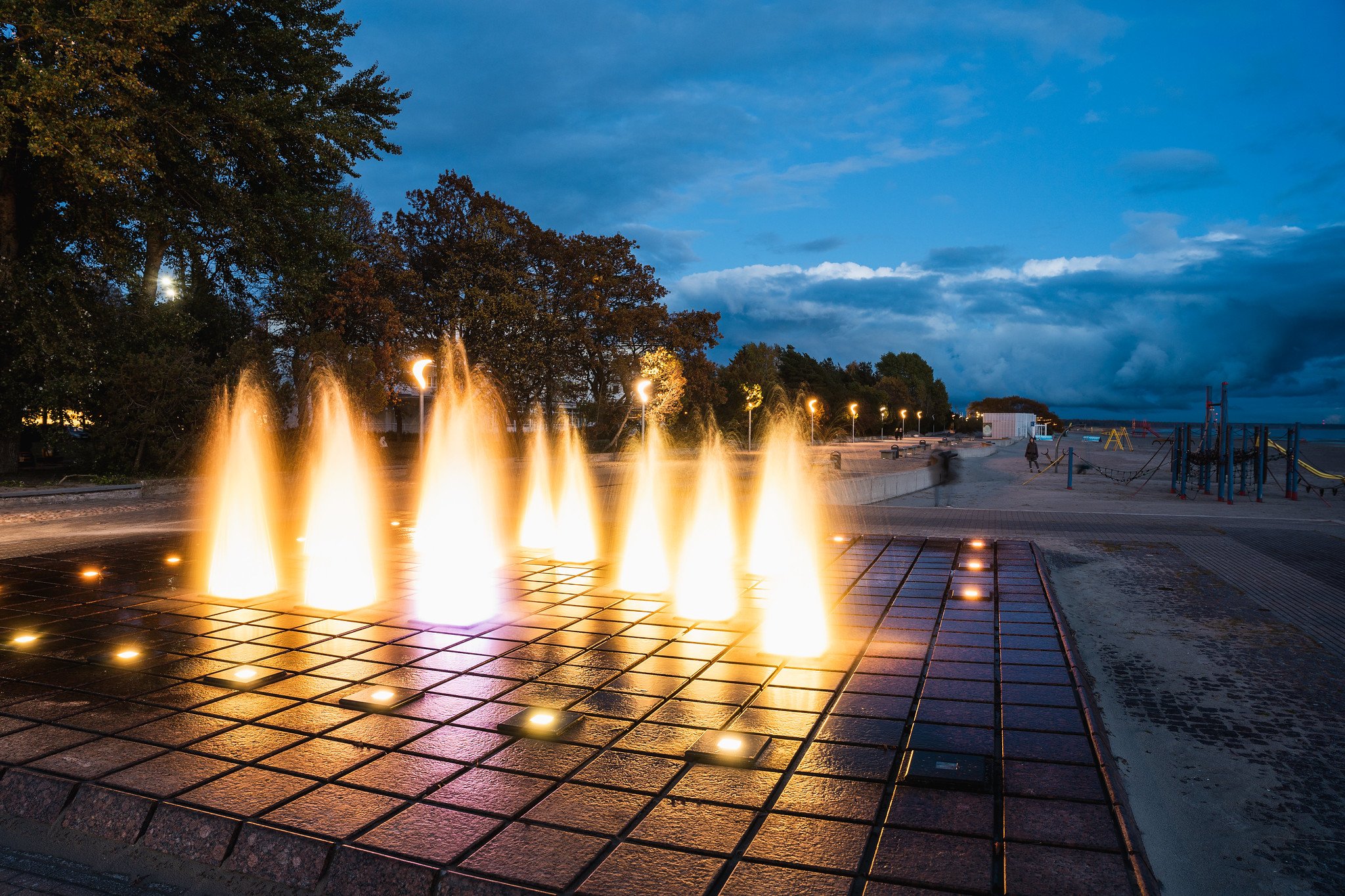 Purskkaev Pärnu rannas