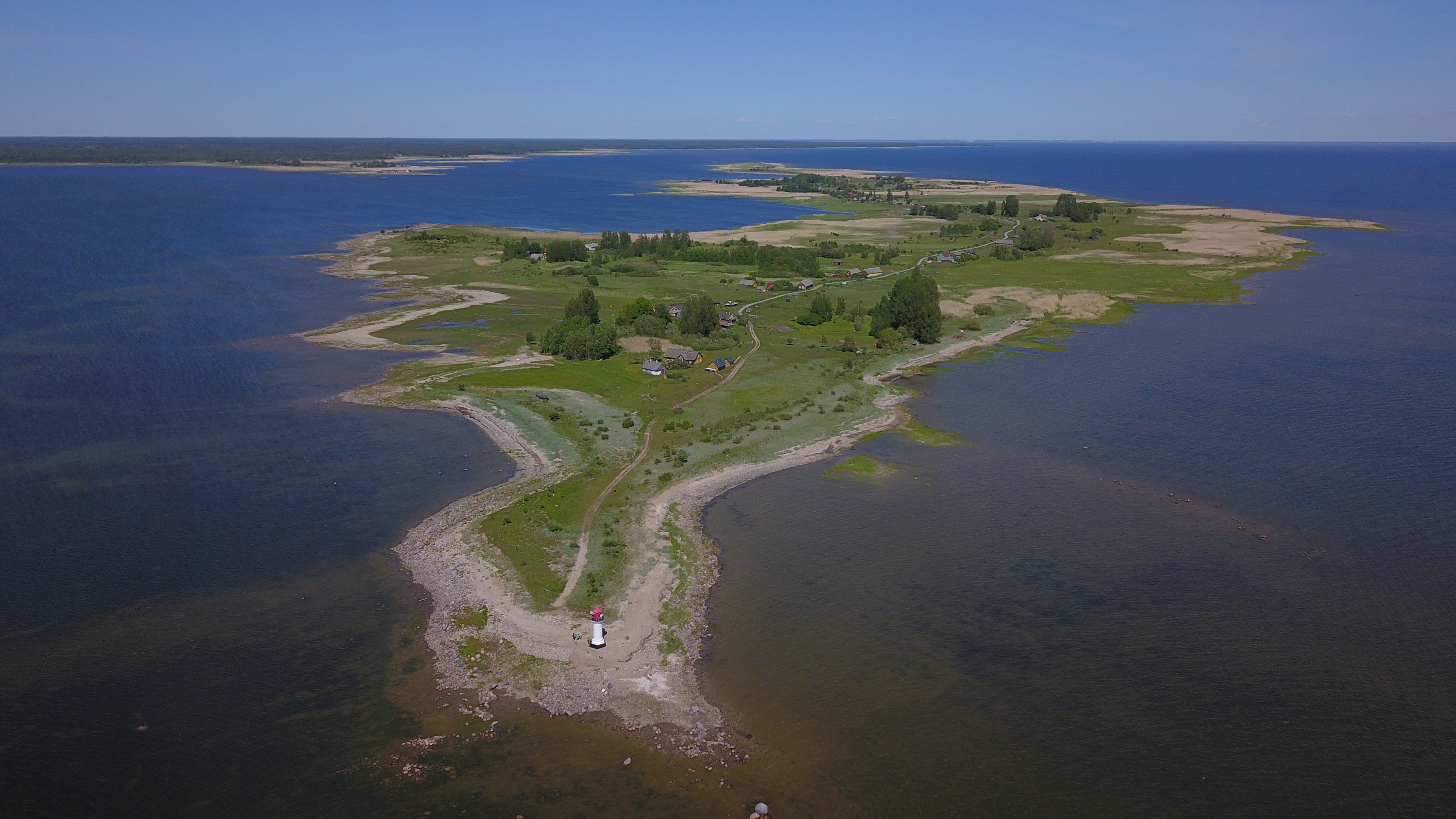 Manija, the second largest island in the Pärnu County, is only 4.5 km in length and 0.5 km in width. The entire island is covered by the Manija landsc