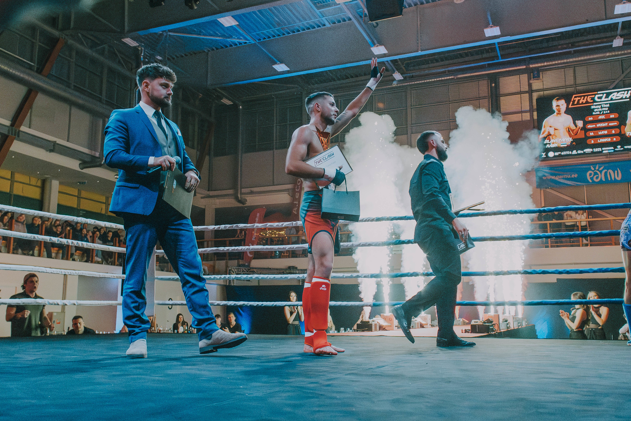 Cīņas sporta pasākuma apbalvošana