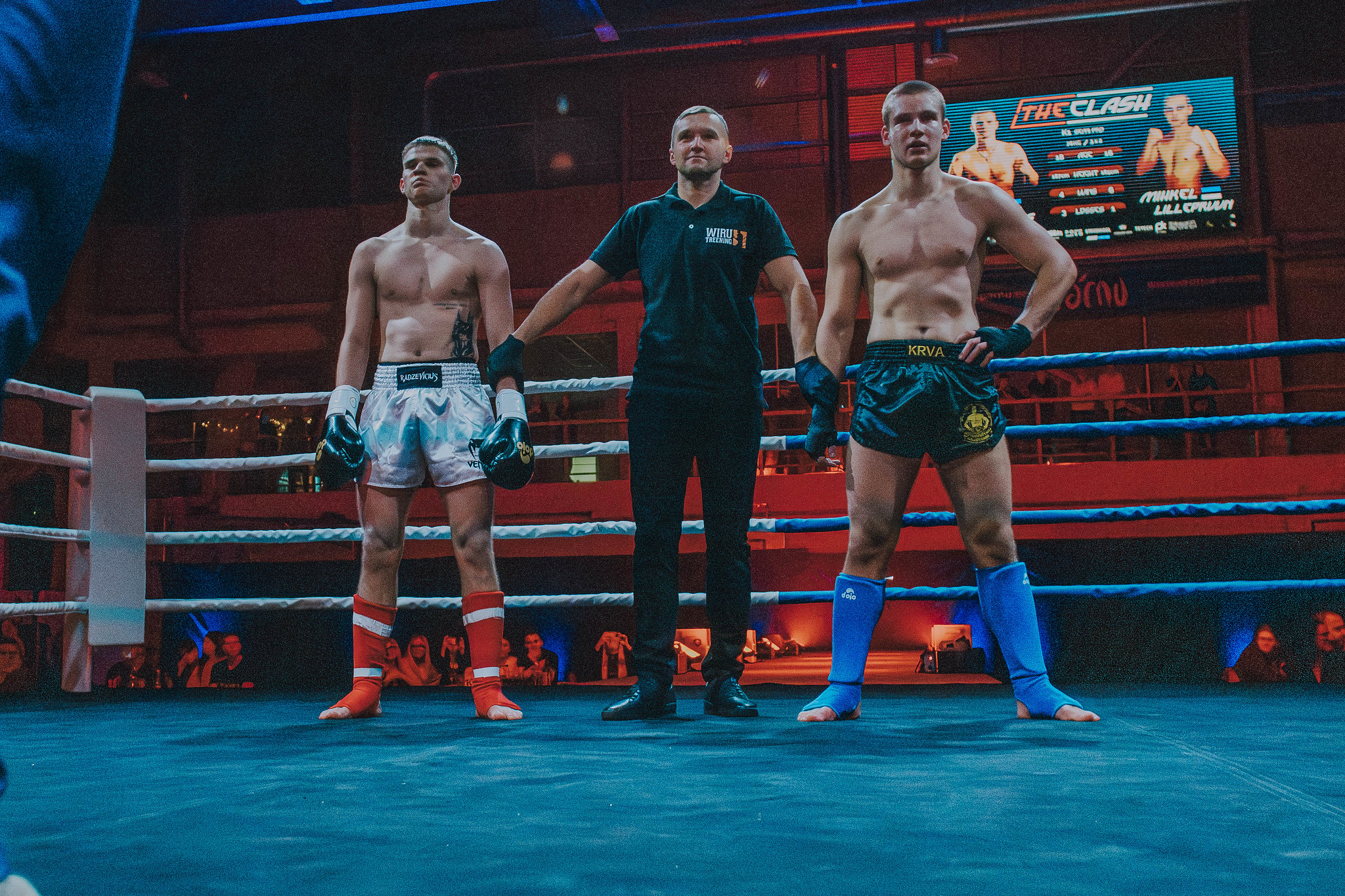 Cīņas sporta pasākums Pērnavas Sporta hallē