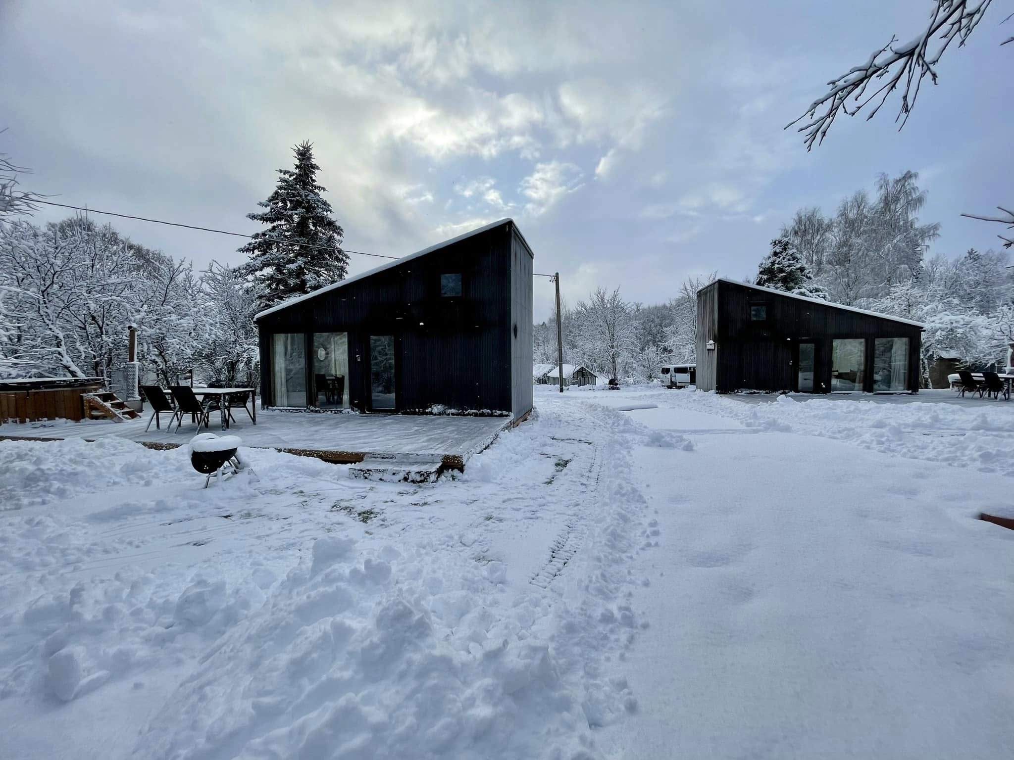 Minimajad Palukülas talvel