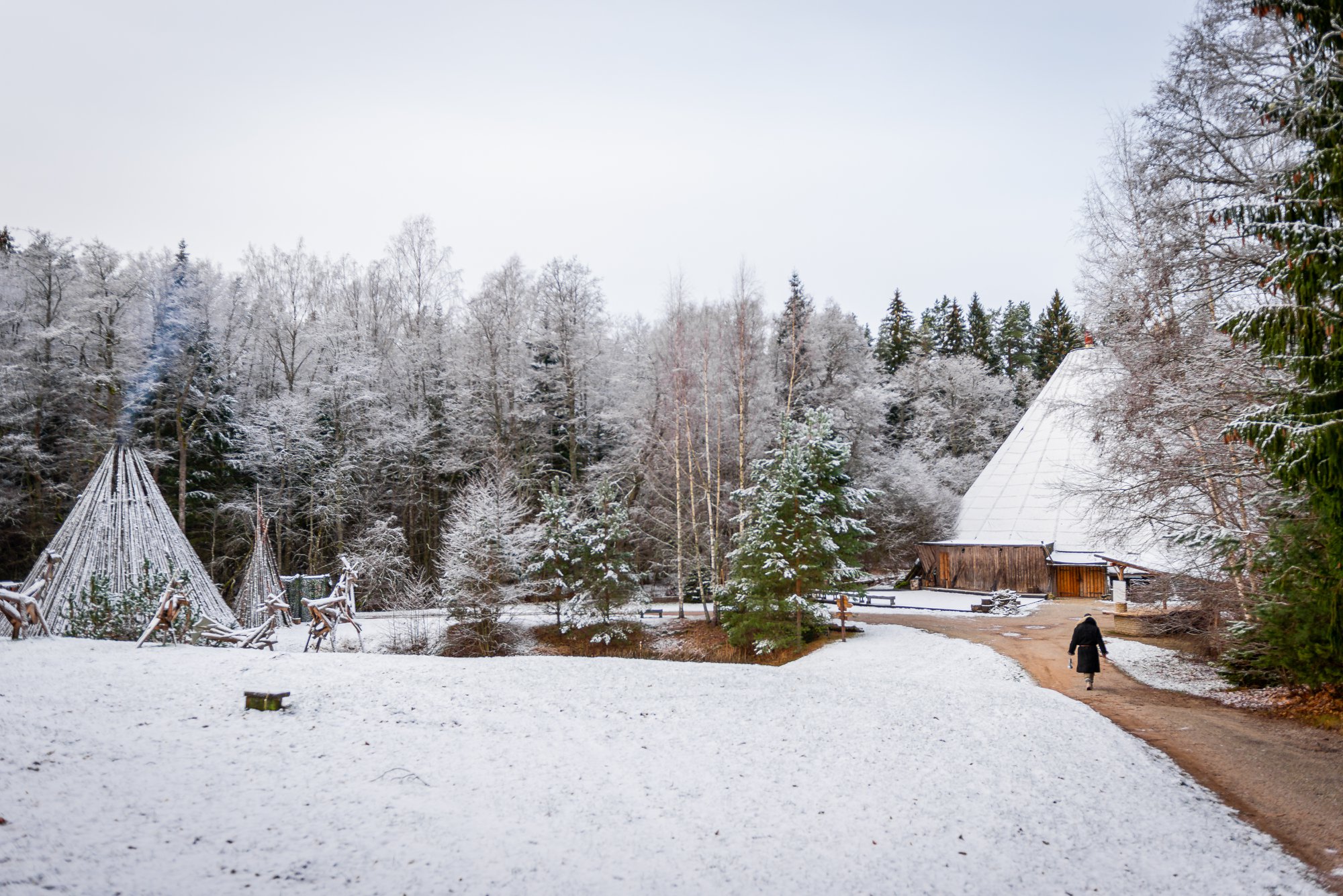 Raudsilla Matkakeskus talvel