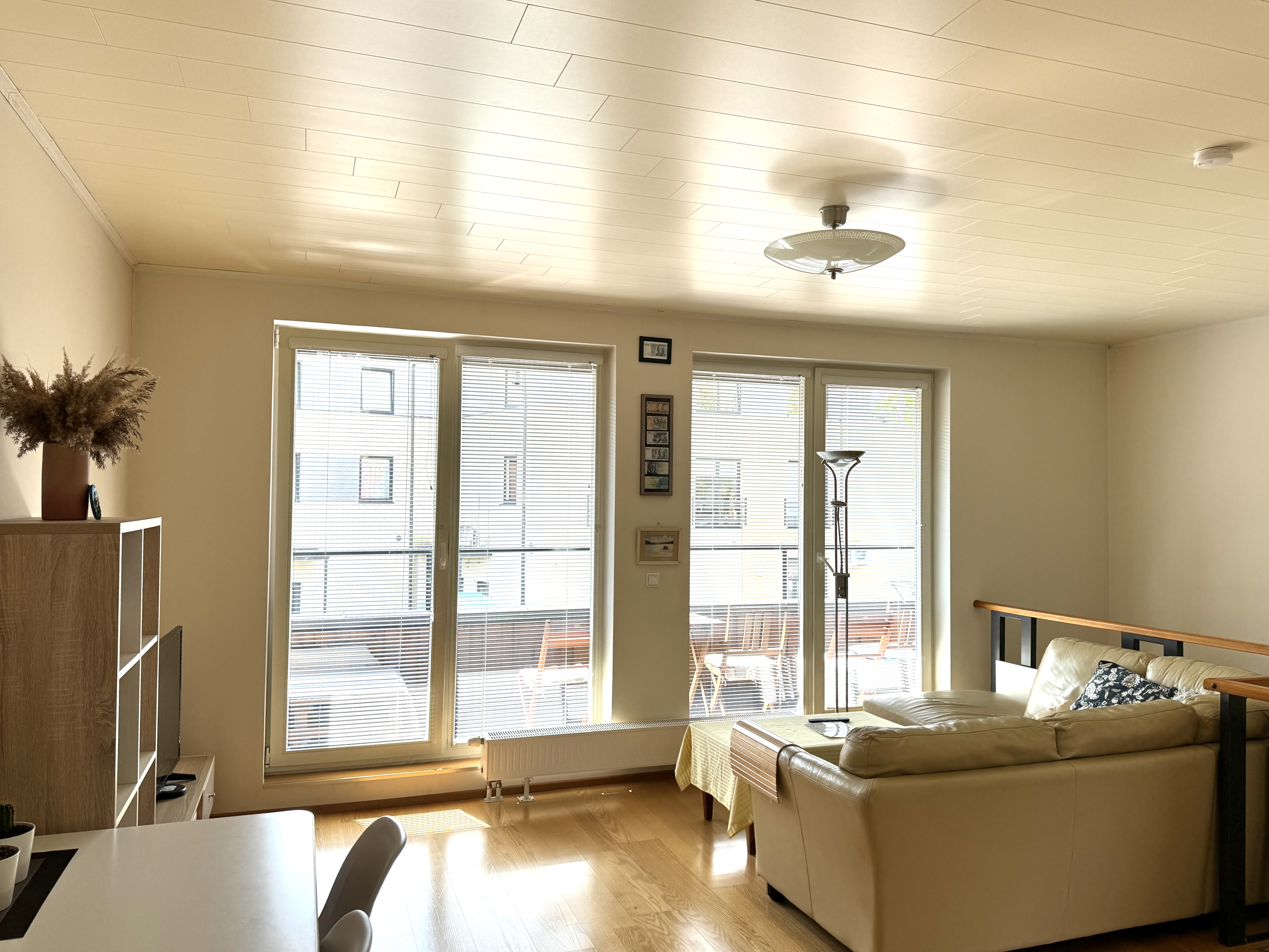 Ülemise korruse elutuba vaatega rõdule