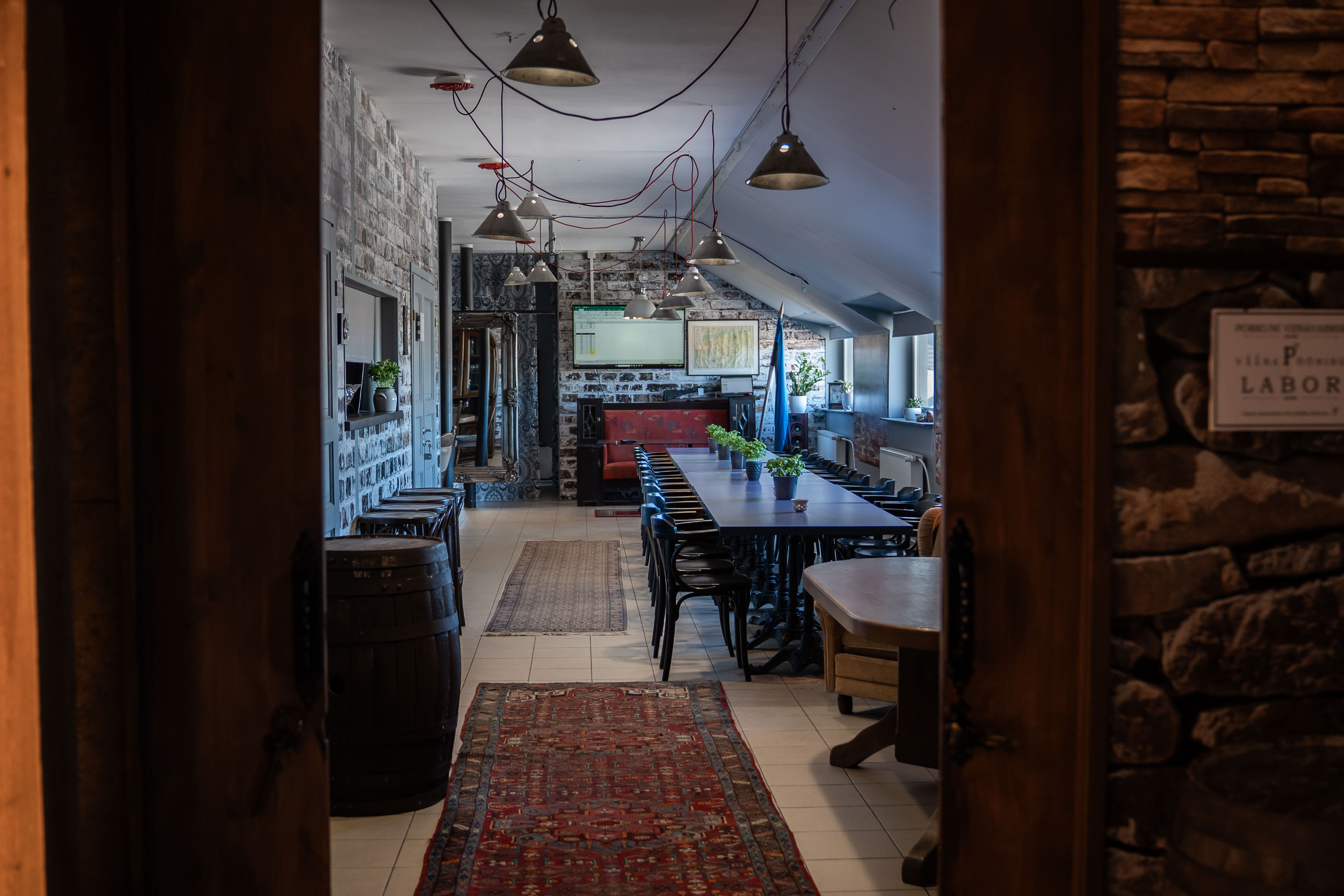 Päts Sahver ruum koosolekuteks ja pidudeks