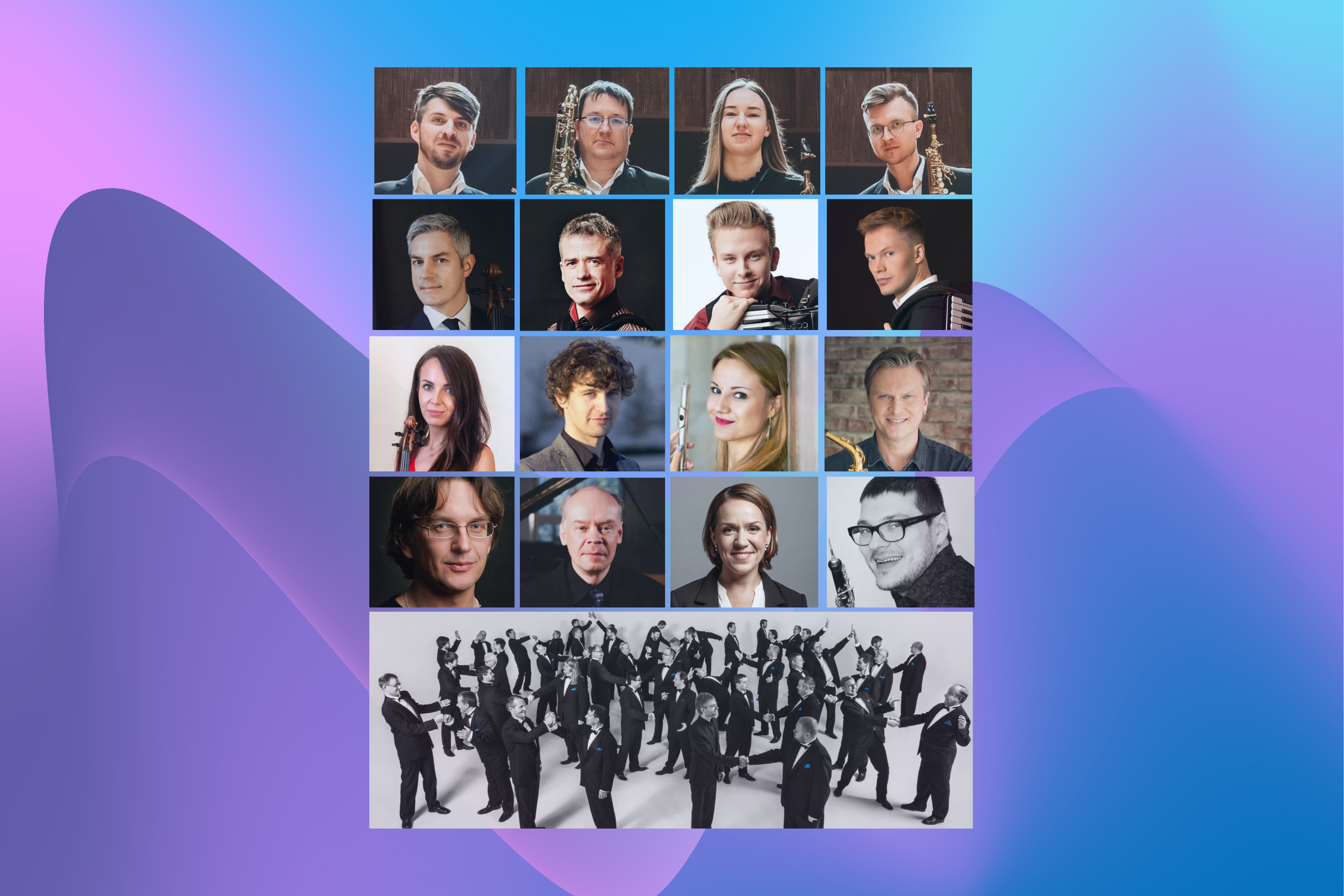 VII Virumaa muusikafestivali esinejate poster