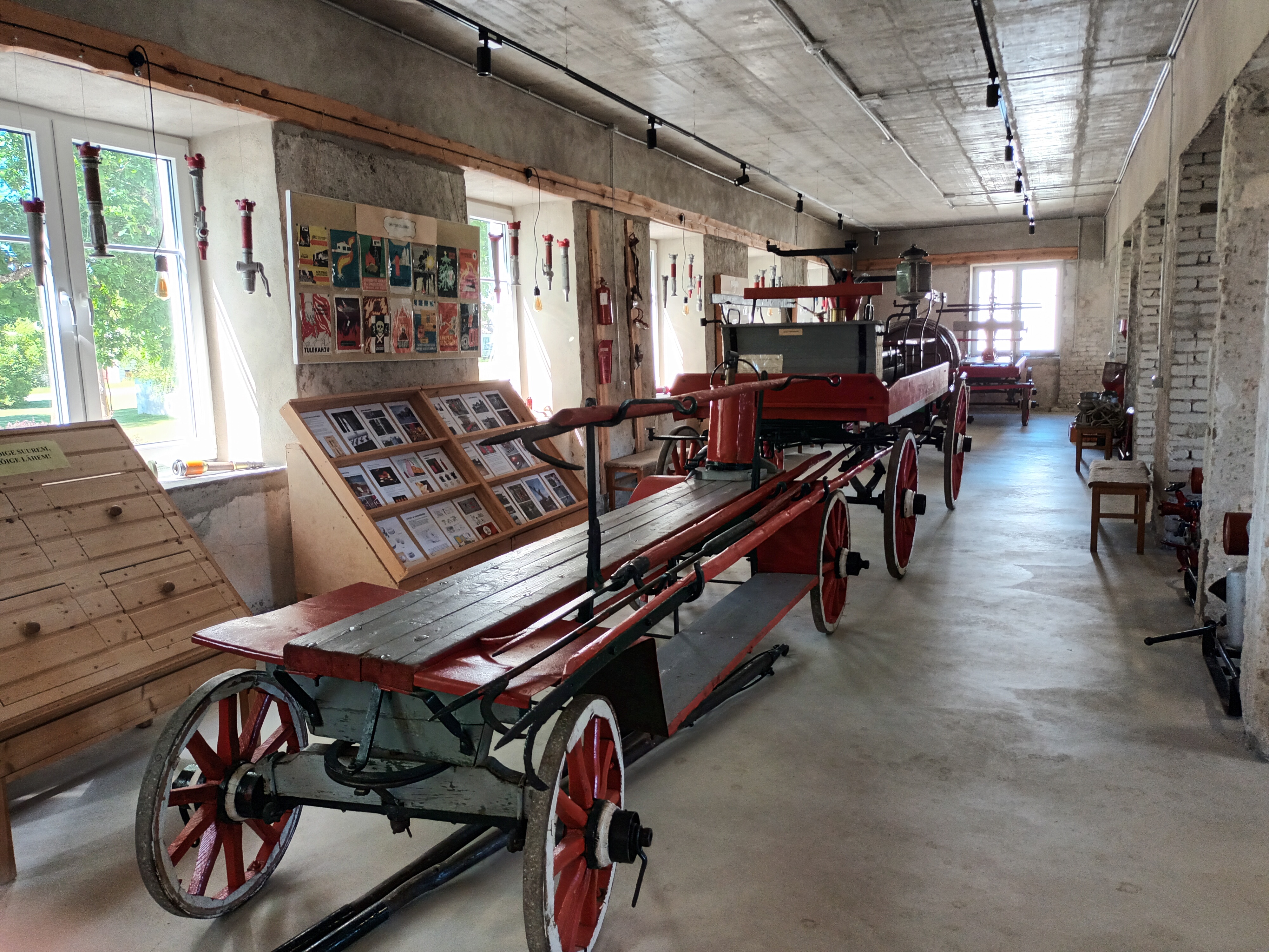 20.saja varustus Järva-Jaani Tuletõrjemuuseumis