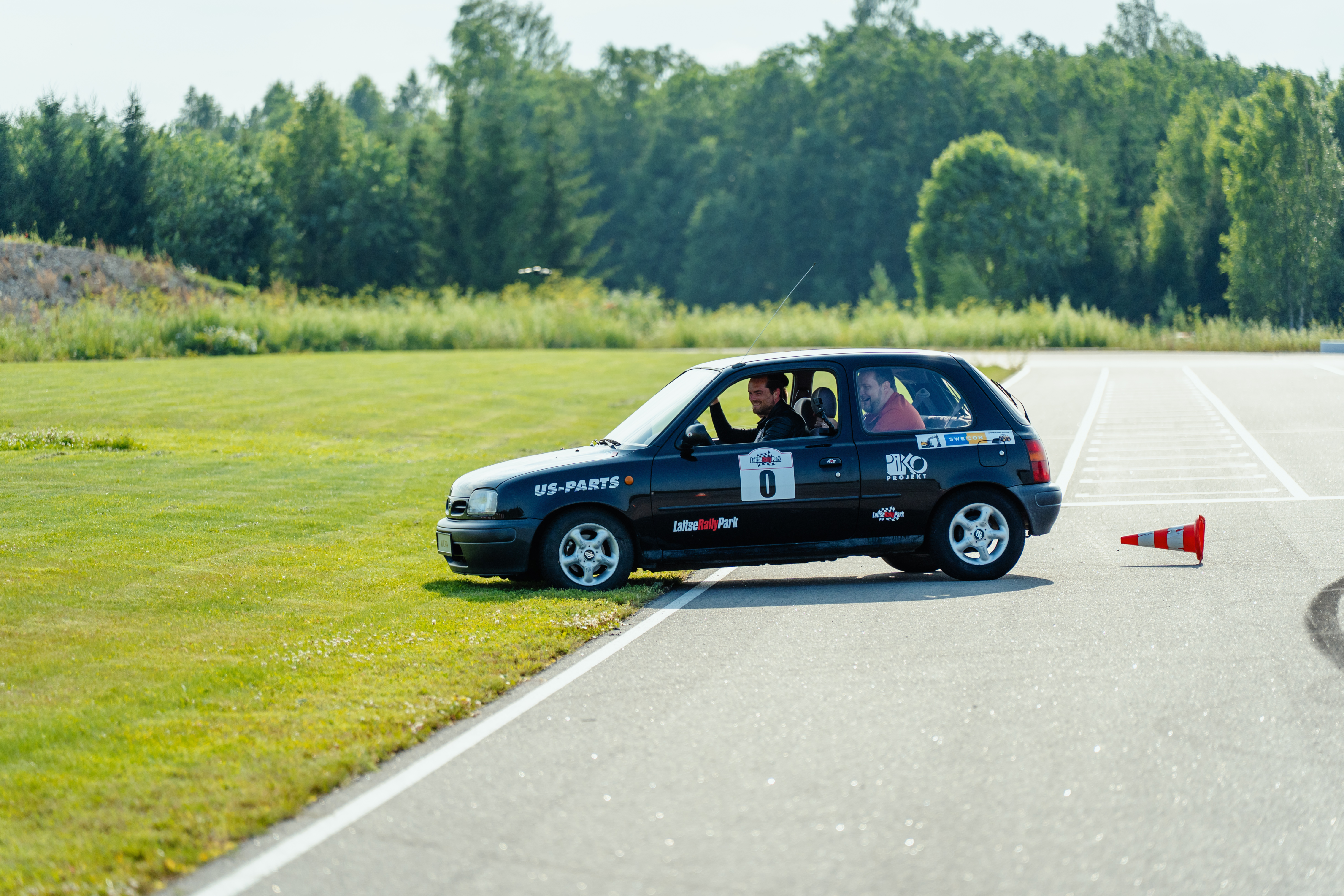 Trikiautoga sõit LaitseRallyPark´is rajalt väljasõit