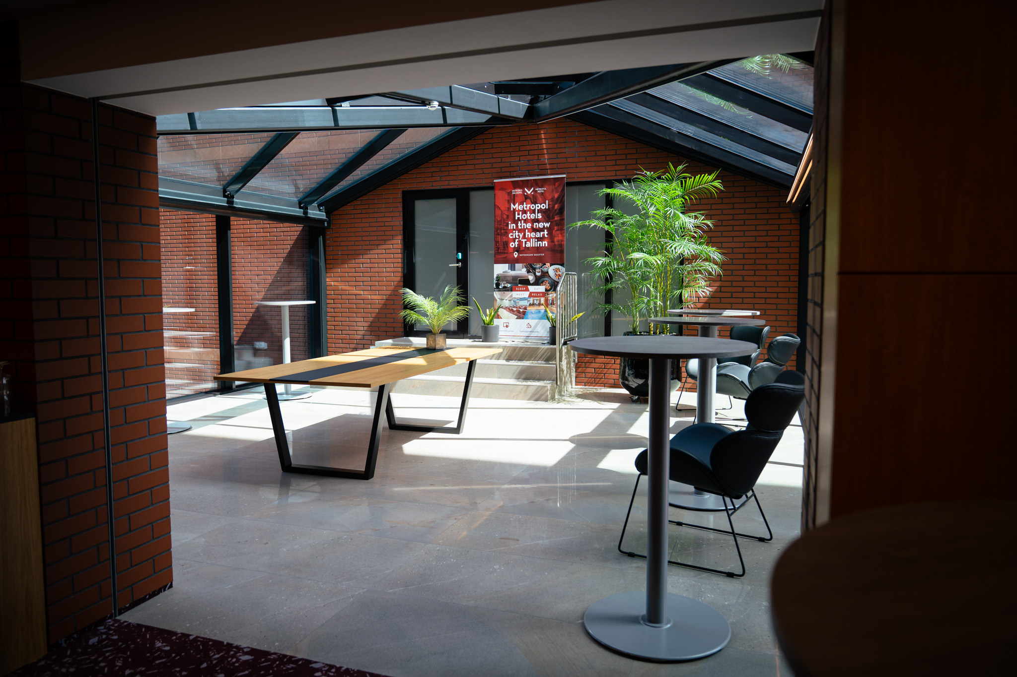 Metropol Spa Hotel konverentsikeskuse klaasgalerii