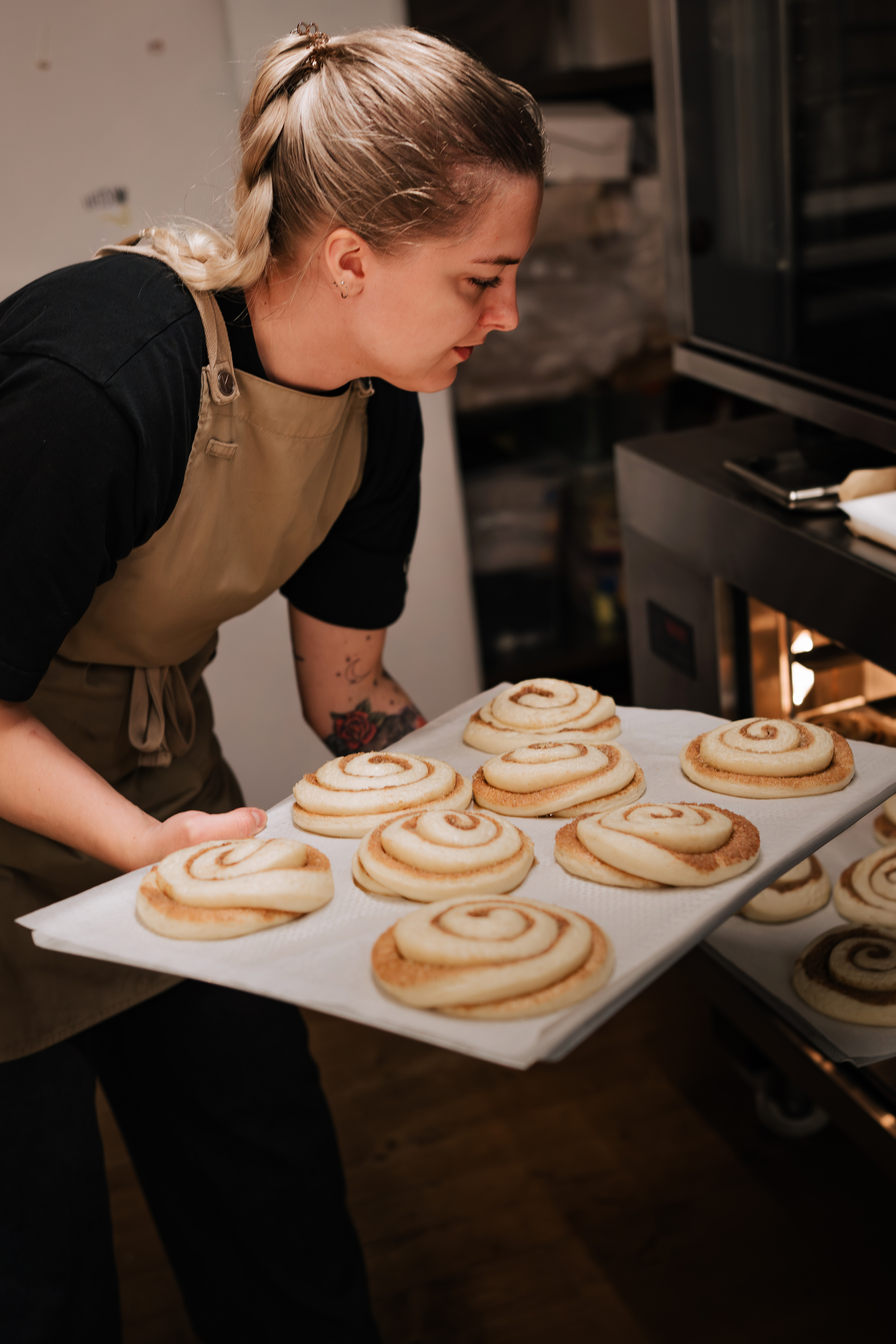 Kaneelirullid valmis ahjuminekuks