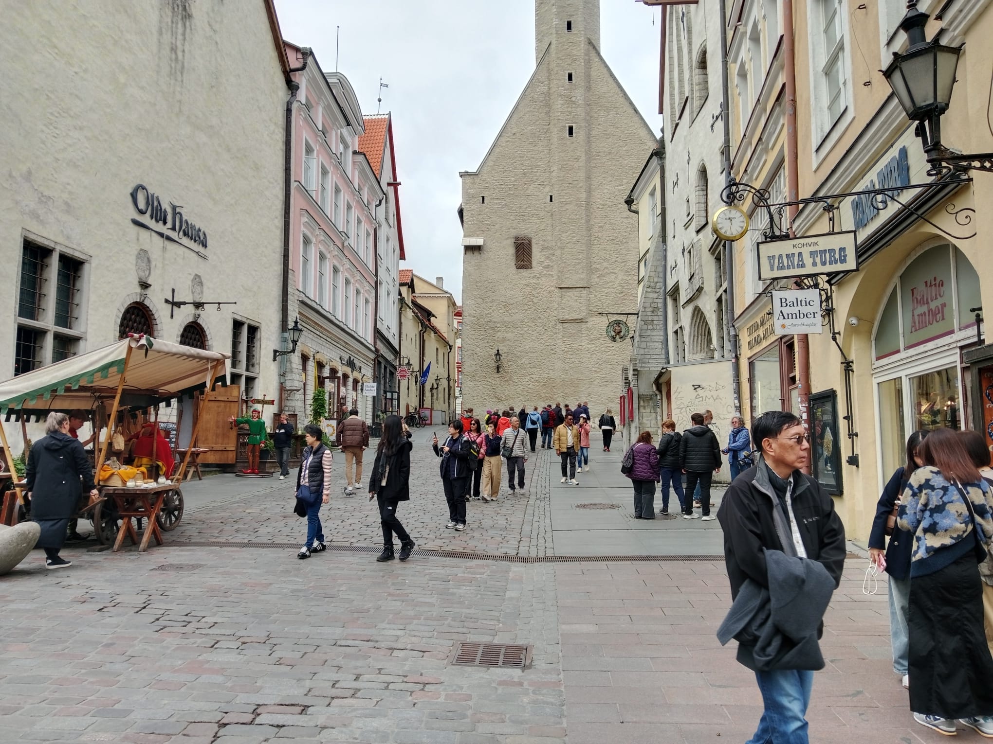 Street of Tallinn Old Town
