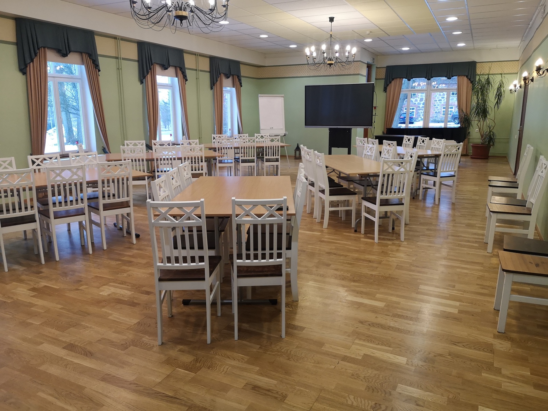 Eesti Põllumajandusmuuseumi seminaruruum Häärber