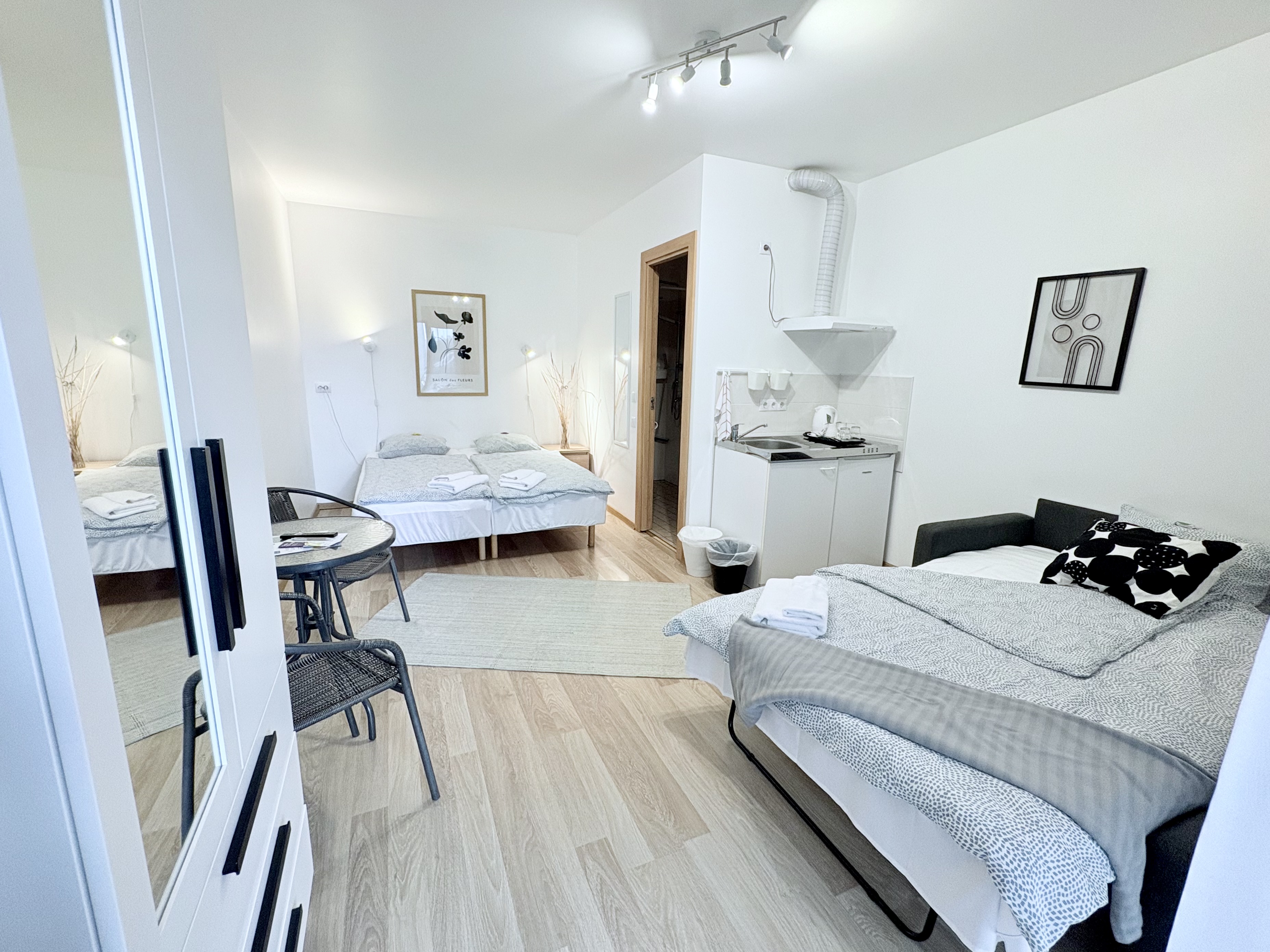 Endla hosteli ja apartamendi Rohelise maja stuudiokorter diivanvoodiga