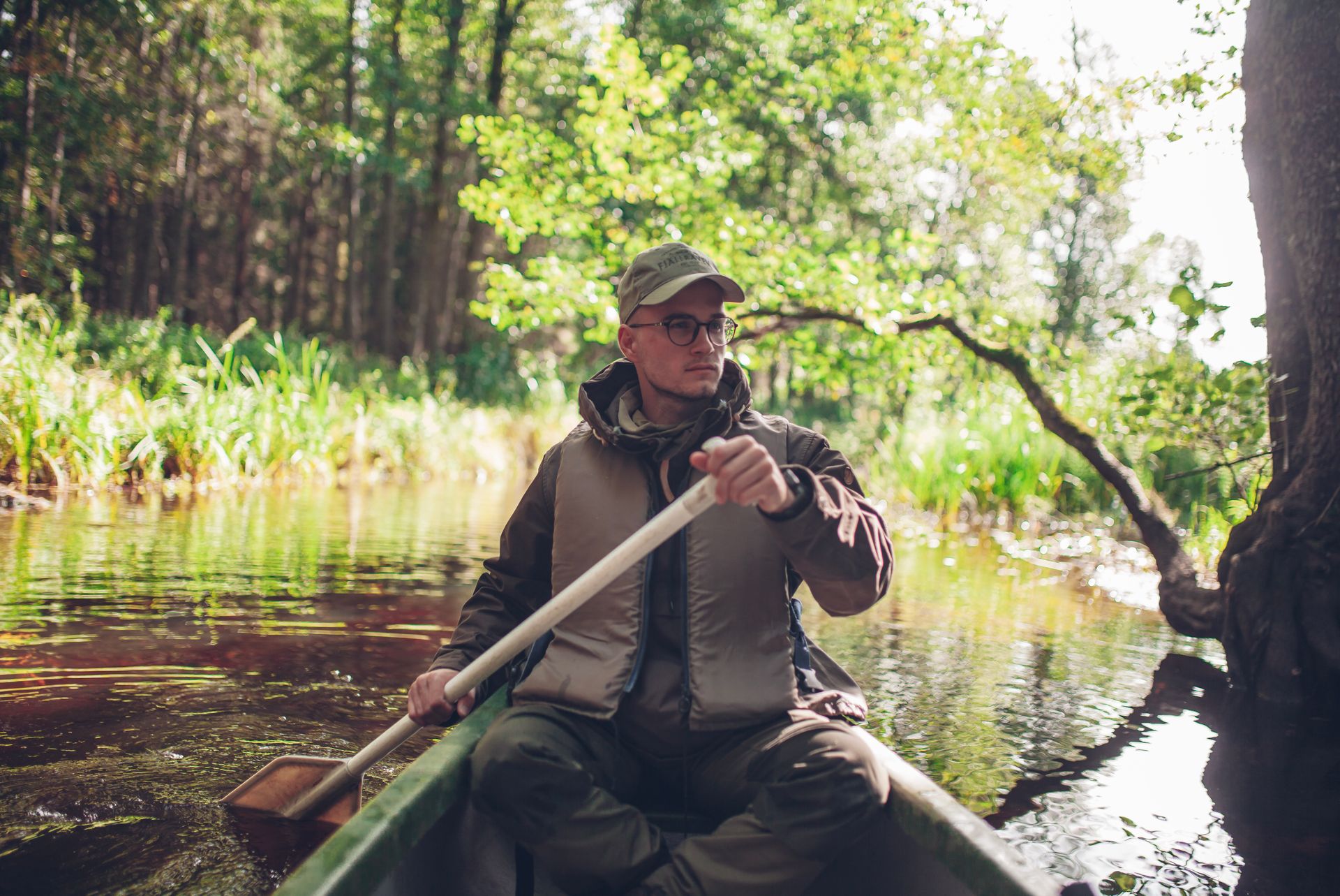 Kanuutaja Valgejõel